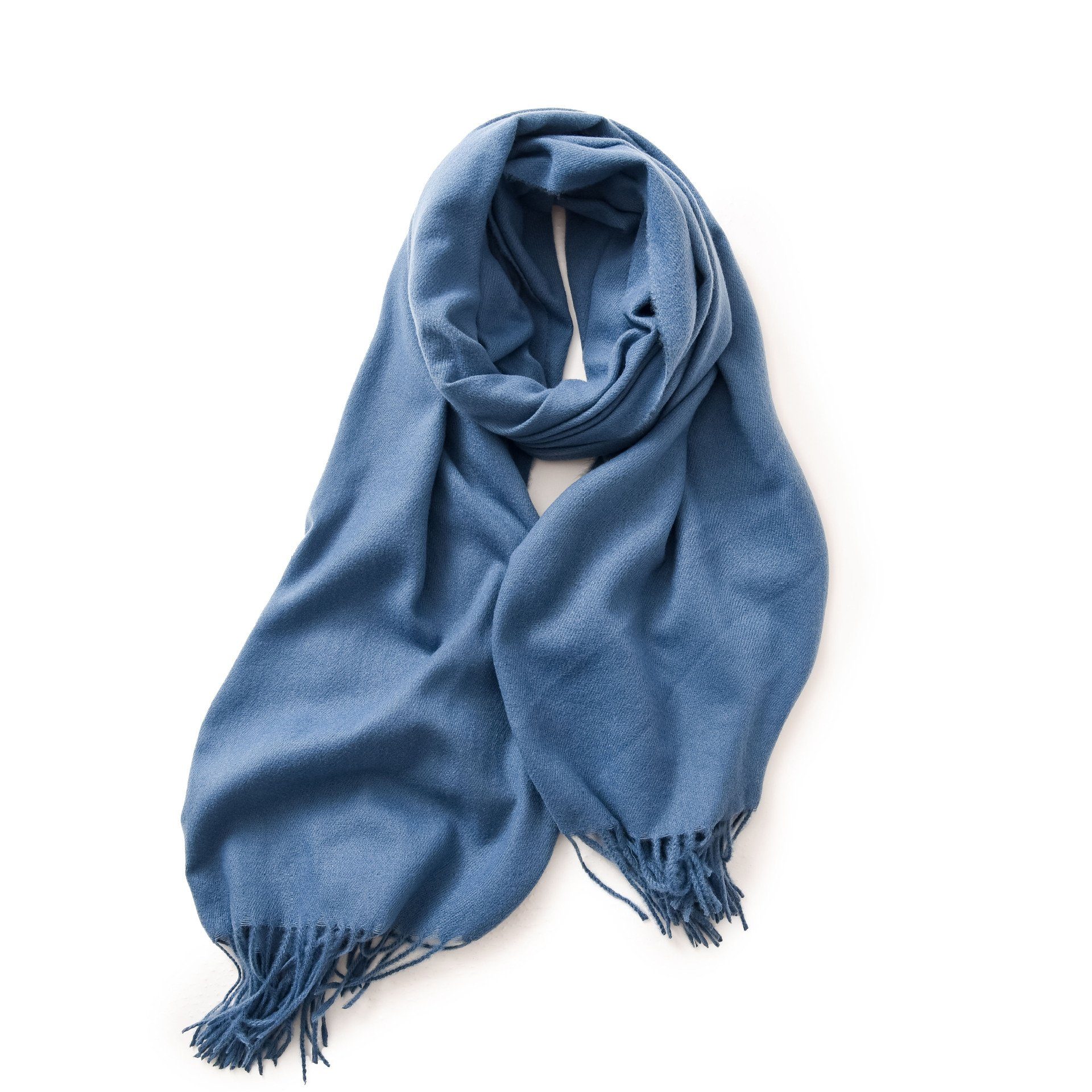 XDeer Modeschal Damen Schal,kuschelweich,Winter Schal Poncho Qualität,Neuer Stil, Damen Halstuch Geschenk für Frauen in verschiedenen Farben blue