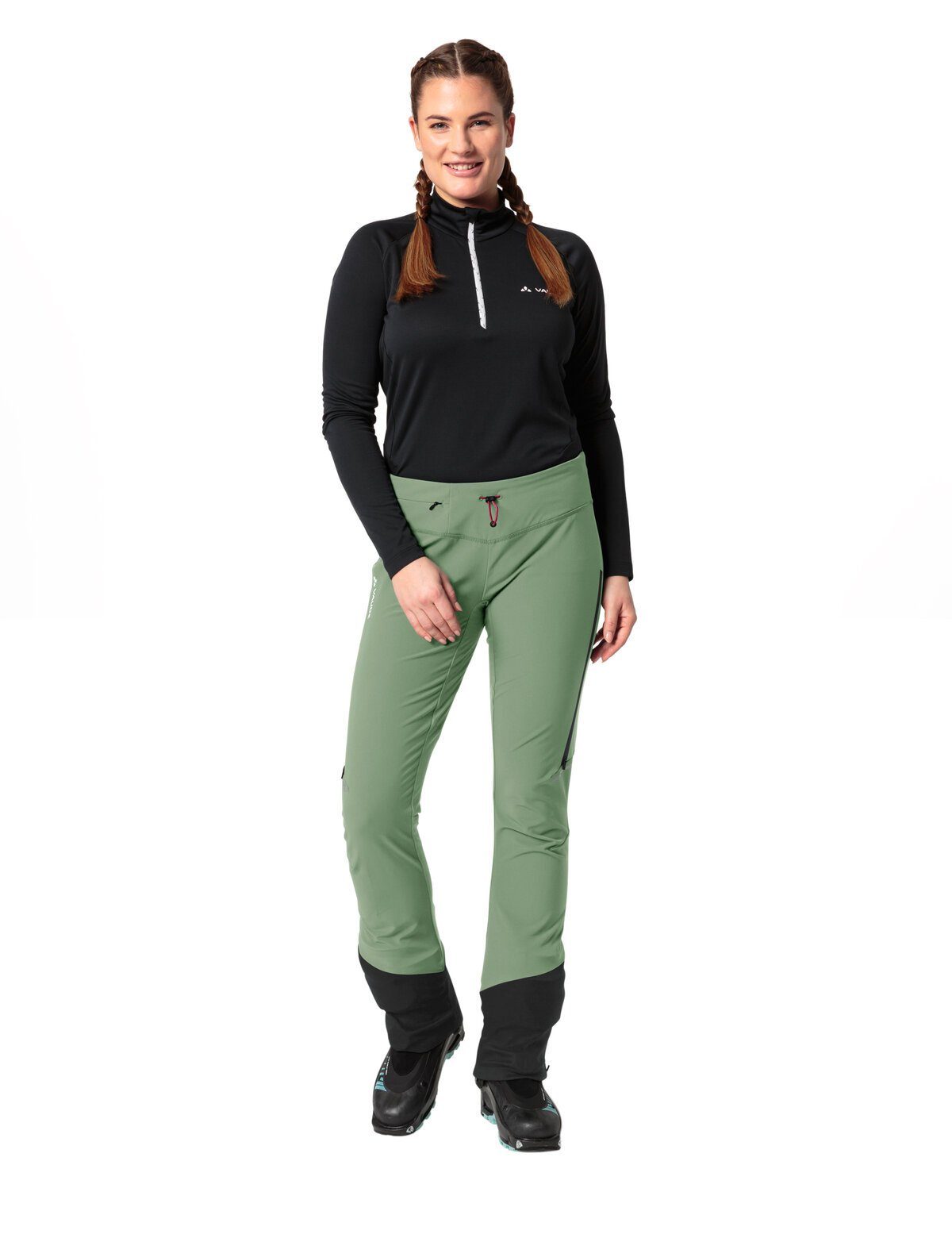 Larice III willow Pants (1-tlg) Light Funktionshose green Women's VAUDE