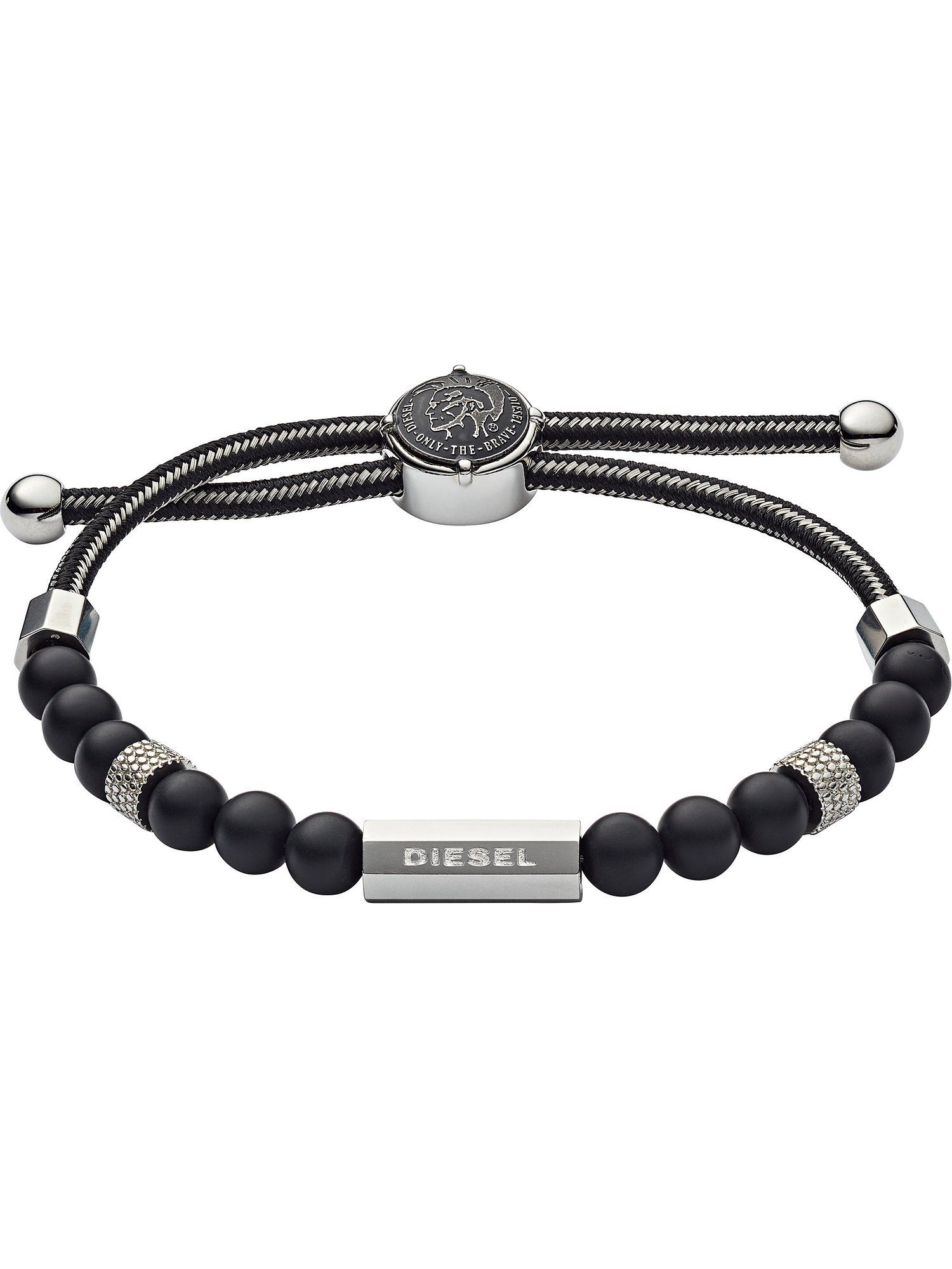 Diesel Edelstahlarmband Diesel Herren-Armband Stein günstig online kaufen