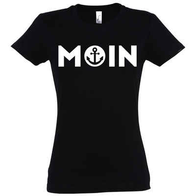 Youth Designz Print-Shirt Moin Logo Damen T-Shirt Anker Spruch mit modischem Aufdruck