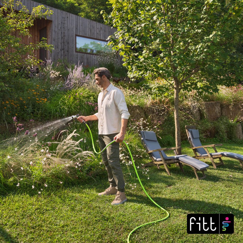 FITT Gartenschlauch Fitt Gartenschlauch Kiuma Lime 20 m Ø 13 mm (1/2)