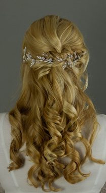 Brautkrone Diadem Braut Haarschmuck, Haarranke, Haar Rebe, Kopfschmuck rosegold silber (1-tlg., 1-teilig), handgefertigt