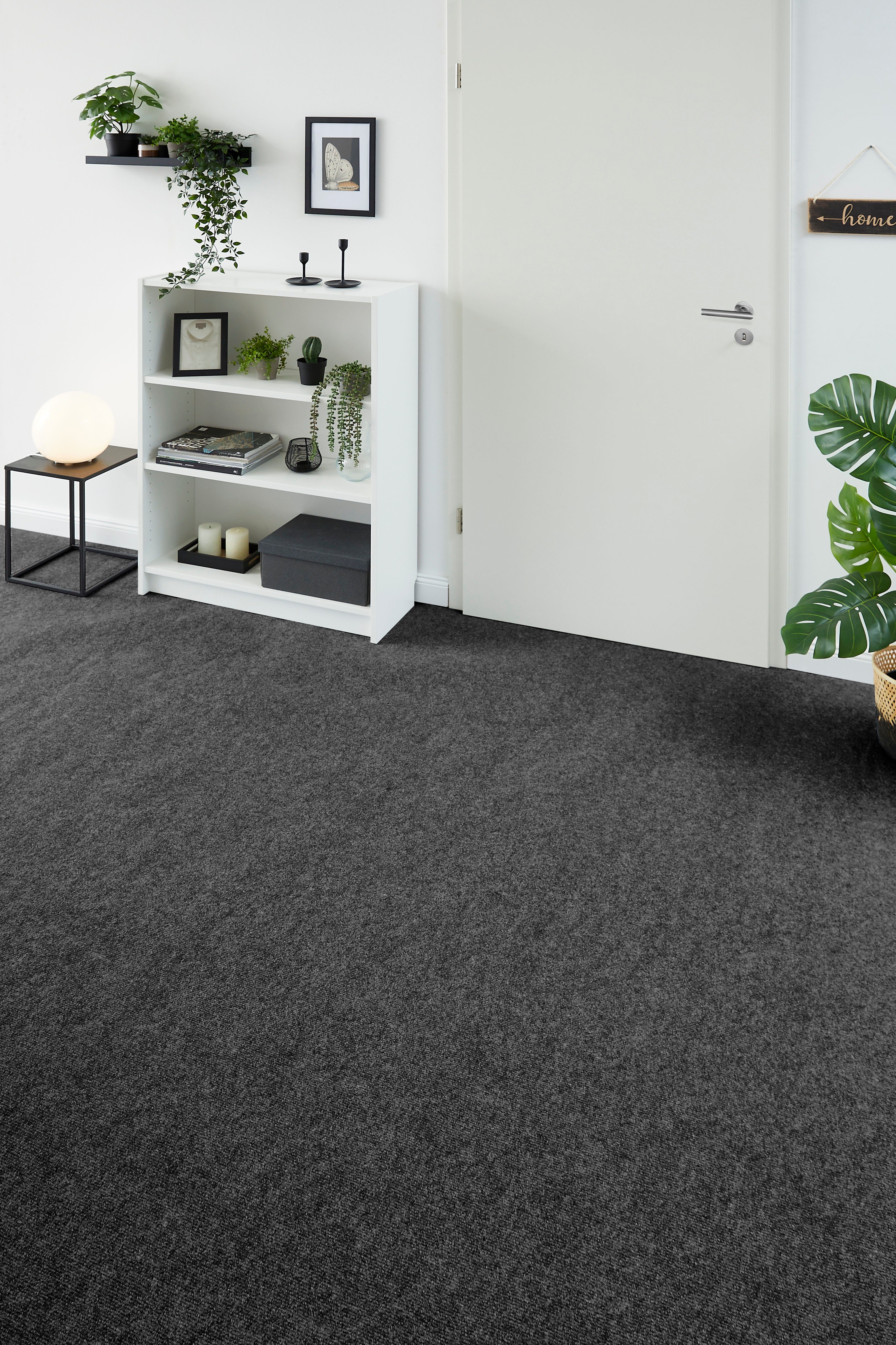 Teppichboden Nadelfilz Milo, Andiamo, rechteckig, Höhe: 3 mm, Uni Farben, Breite 100 cm oder 200 cm, strapazierfähig, Wohnzimmer