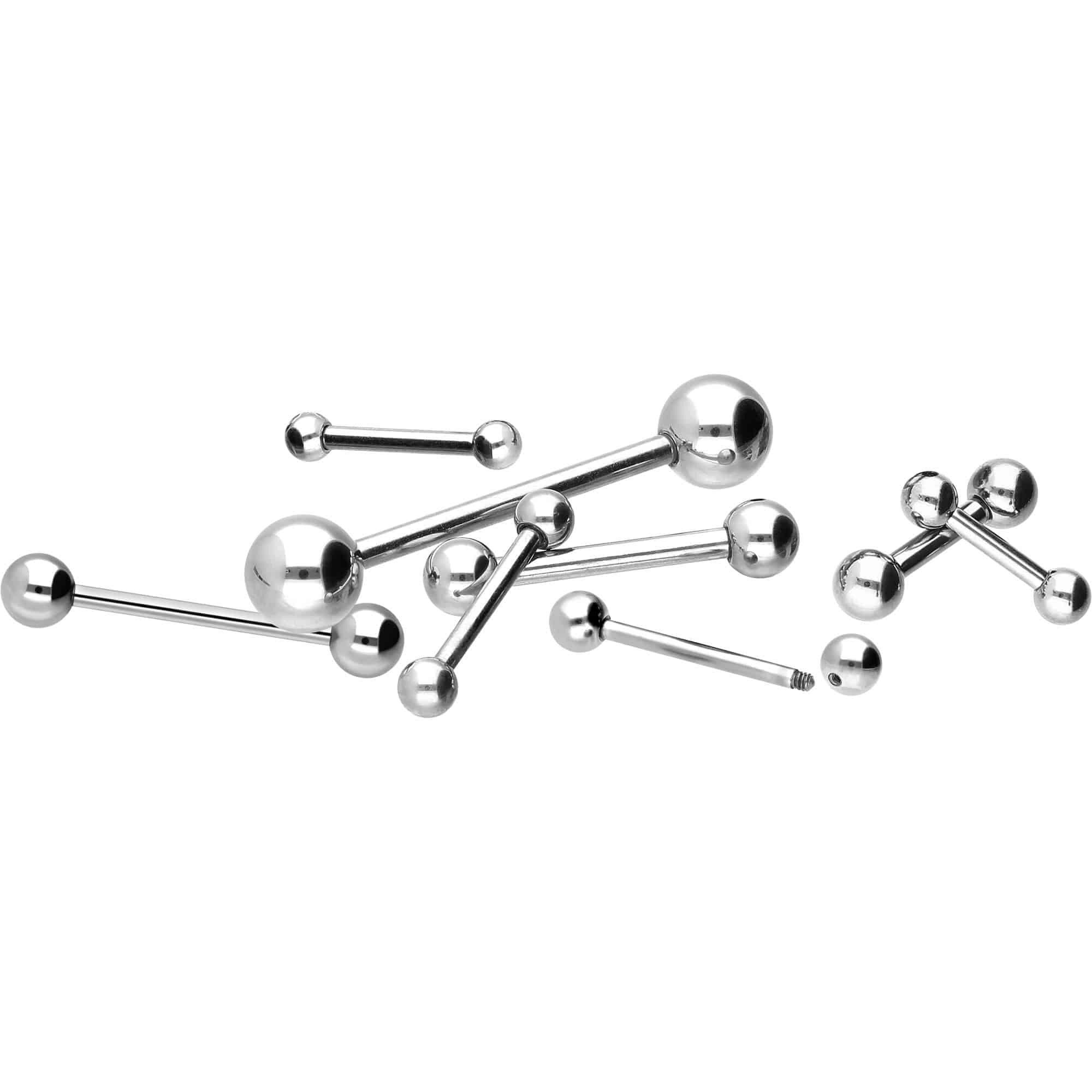 PIERCINGLINE Brustwarzenpiercing Titan Barbell (Barbells, 1-tlg)