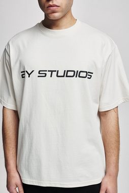 2Y Studios Kurzarmshirt 2Y Studios Herren Logo Oversize Tee (1-tlg)
