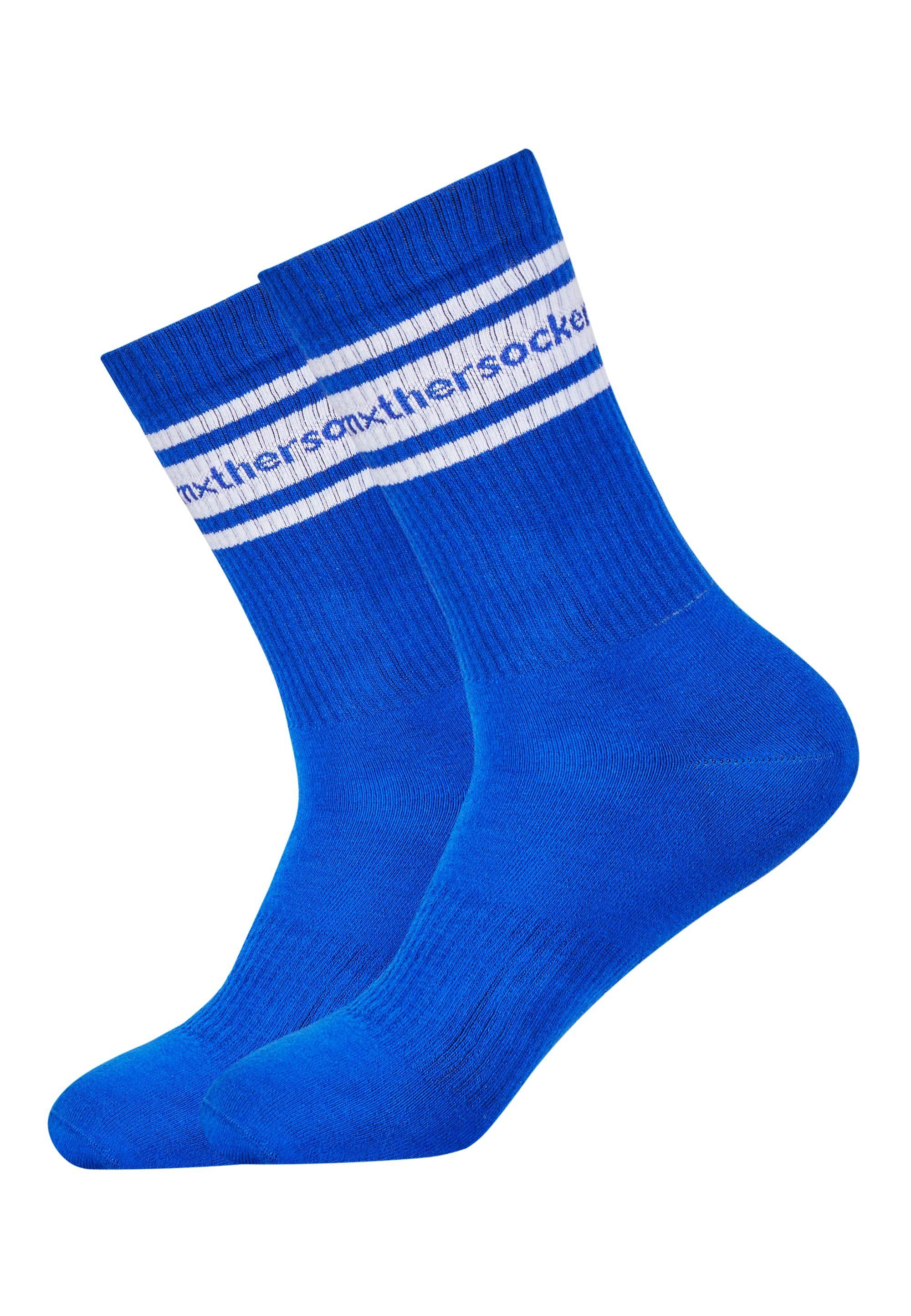 Markenschriftzug (5-Paar) EIGHTY trendigem CLASSIC Mxthersocker EIGHT Socken mit -