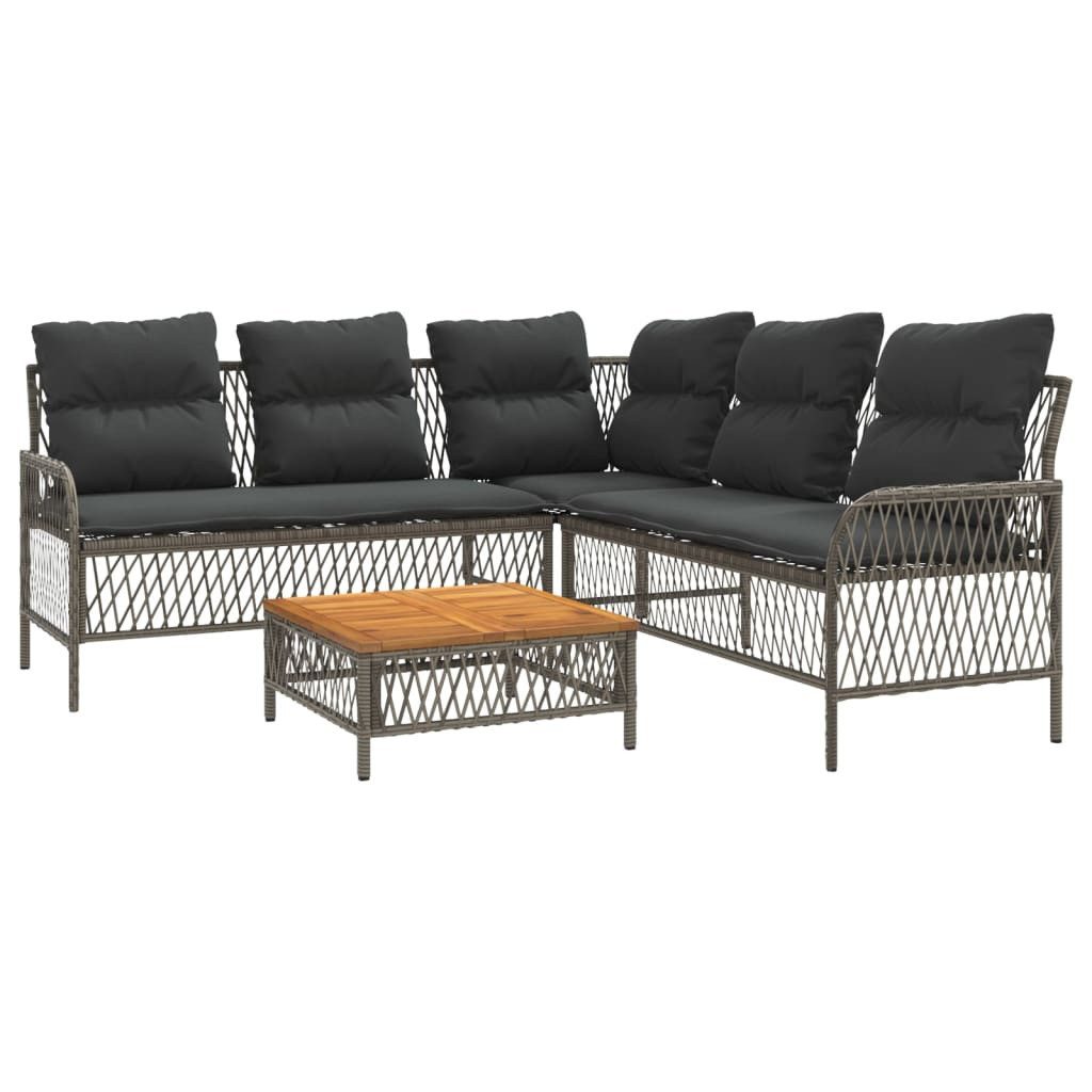vidaXL Gartenlounge-Set 2-tlg. Garten-Sofagarnitur mit Auflagen günstig online kaufen
