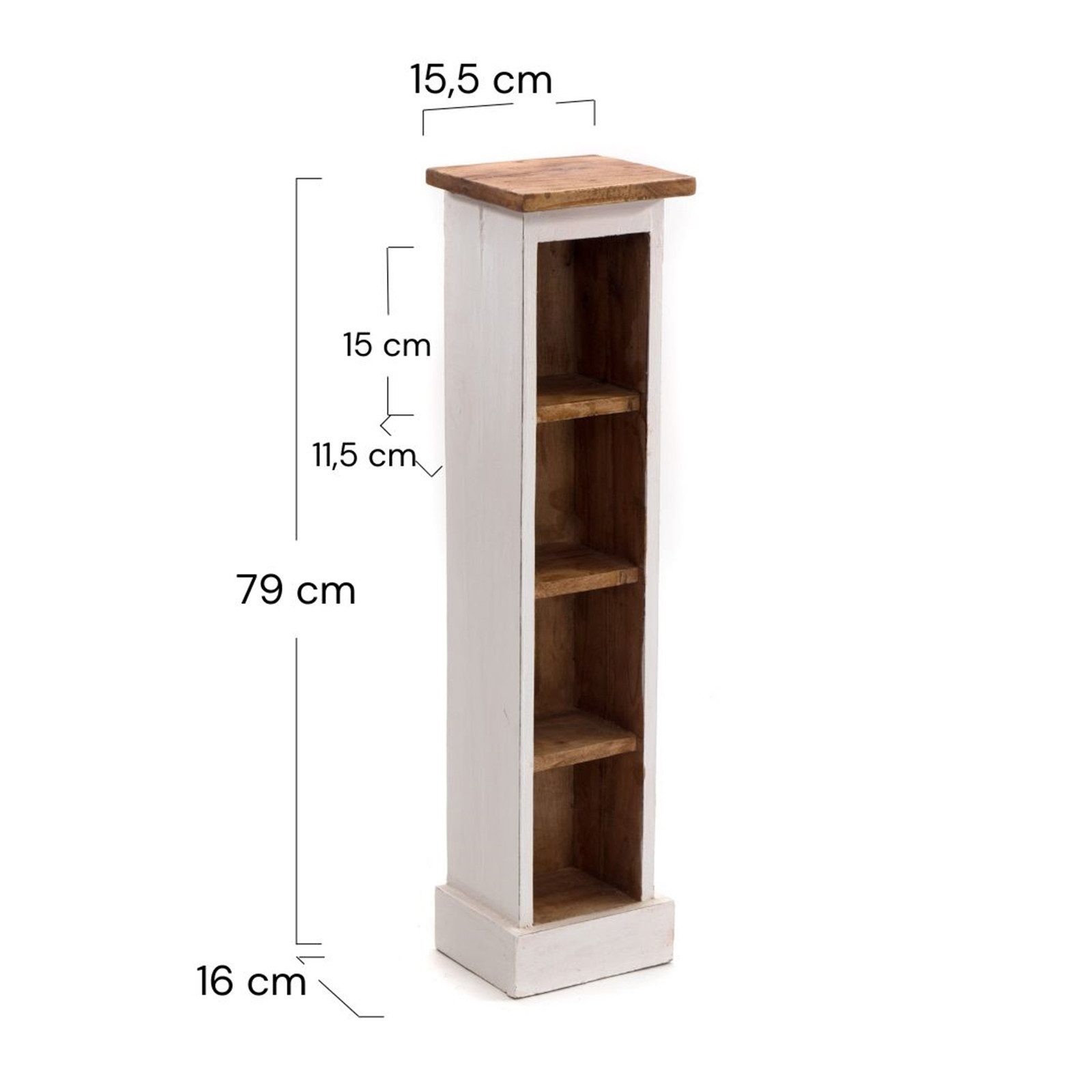DESIGN DELIGHTS CD-Regal HOLZ CD REGAL "CD TOWER", 76cm(H), Holzregal, CD R günstig online kaufen