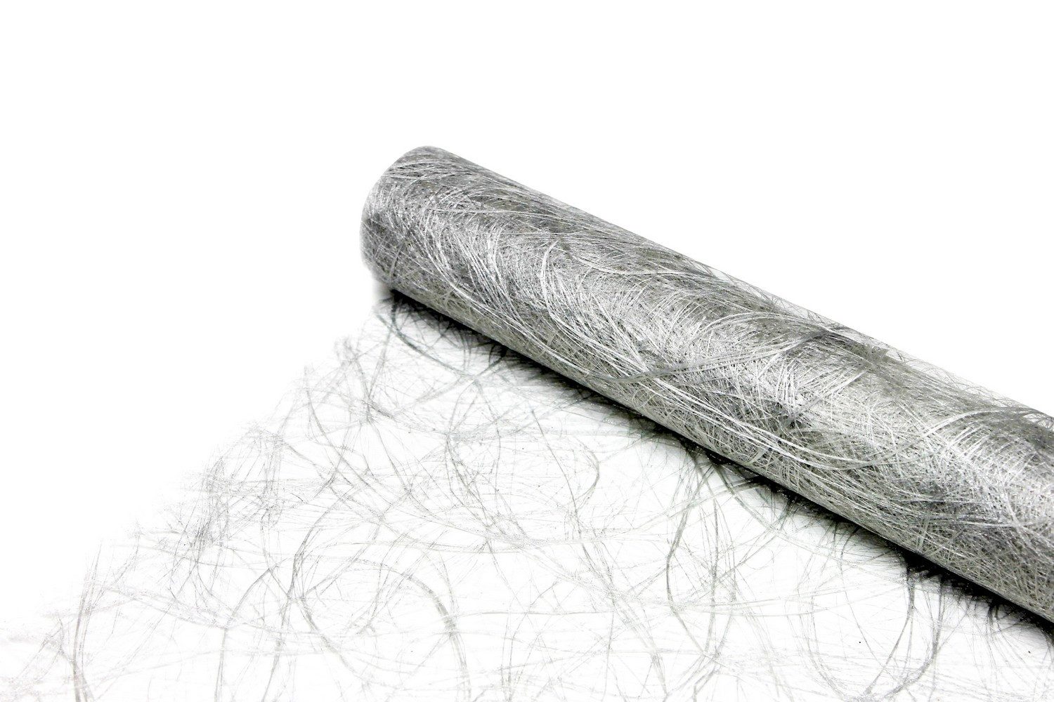 Deko AS Tischläufer Sizoweb Tischläufer - silber - 20 cm - 25 m - 64 003-R (1-tlg, 1 Rolle Tischläufer), Strapazierfähig