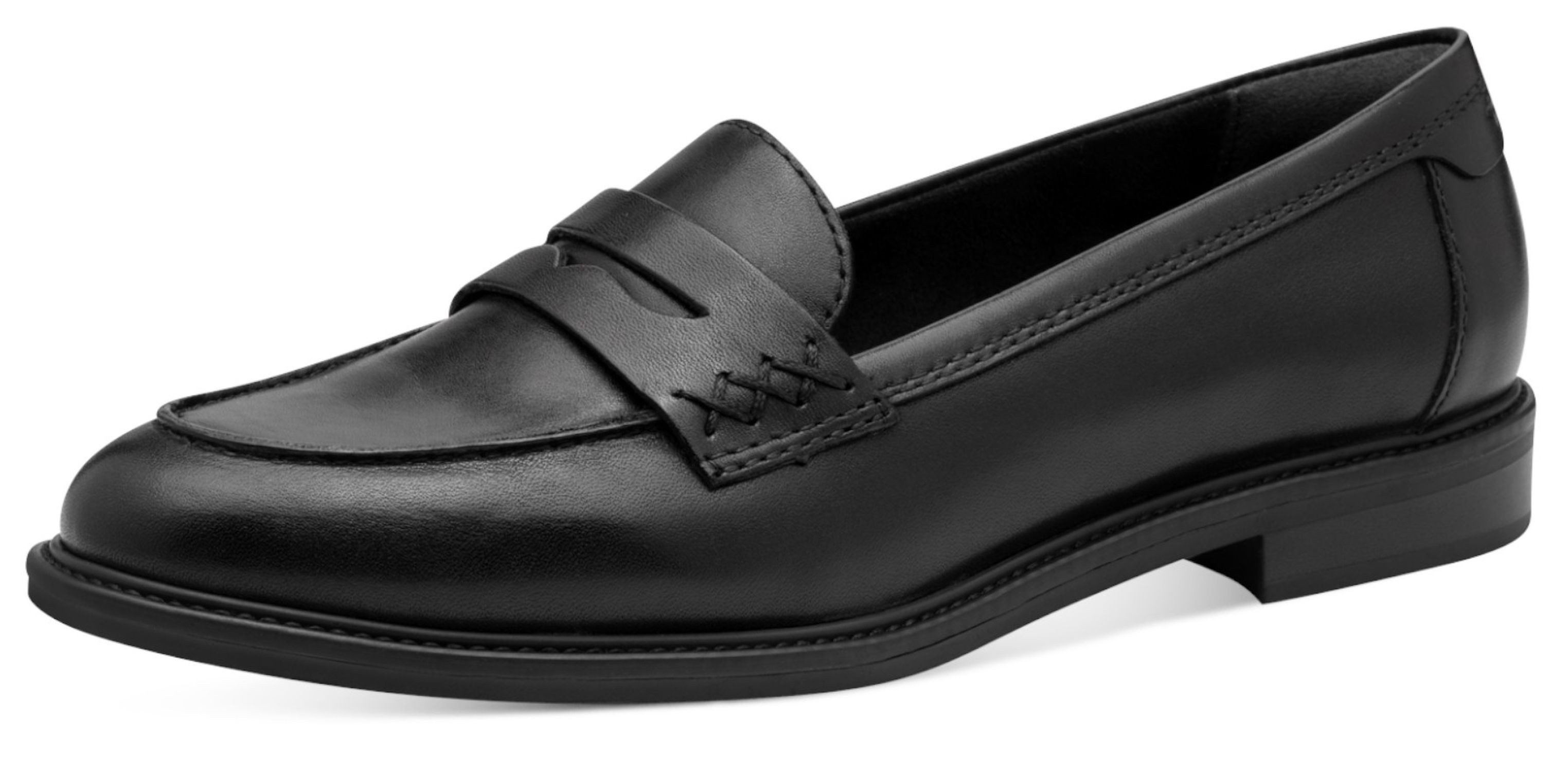 Tamaris 1-24660-45 003 Black Leather Slipper günstig online kaufen