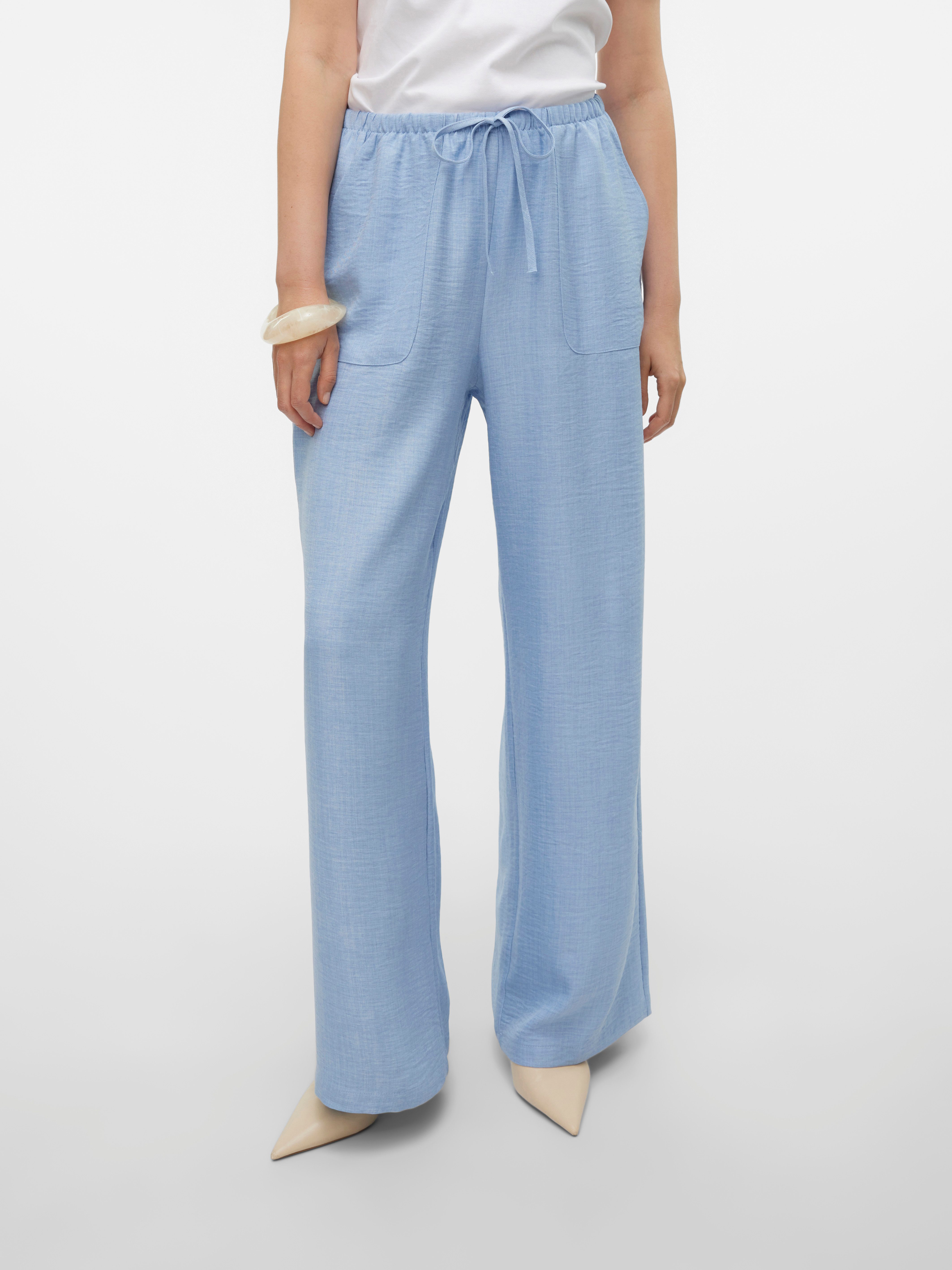 Vero Moda Schlupfhose VMMELANEY HW LOOSE PANT WVN GA NOOS Sommerhose günstig online kaufen