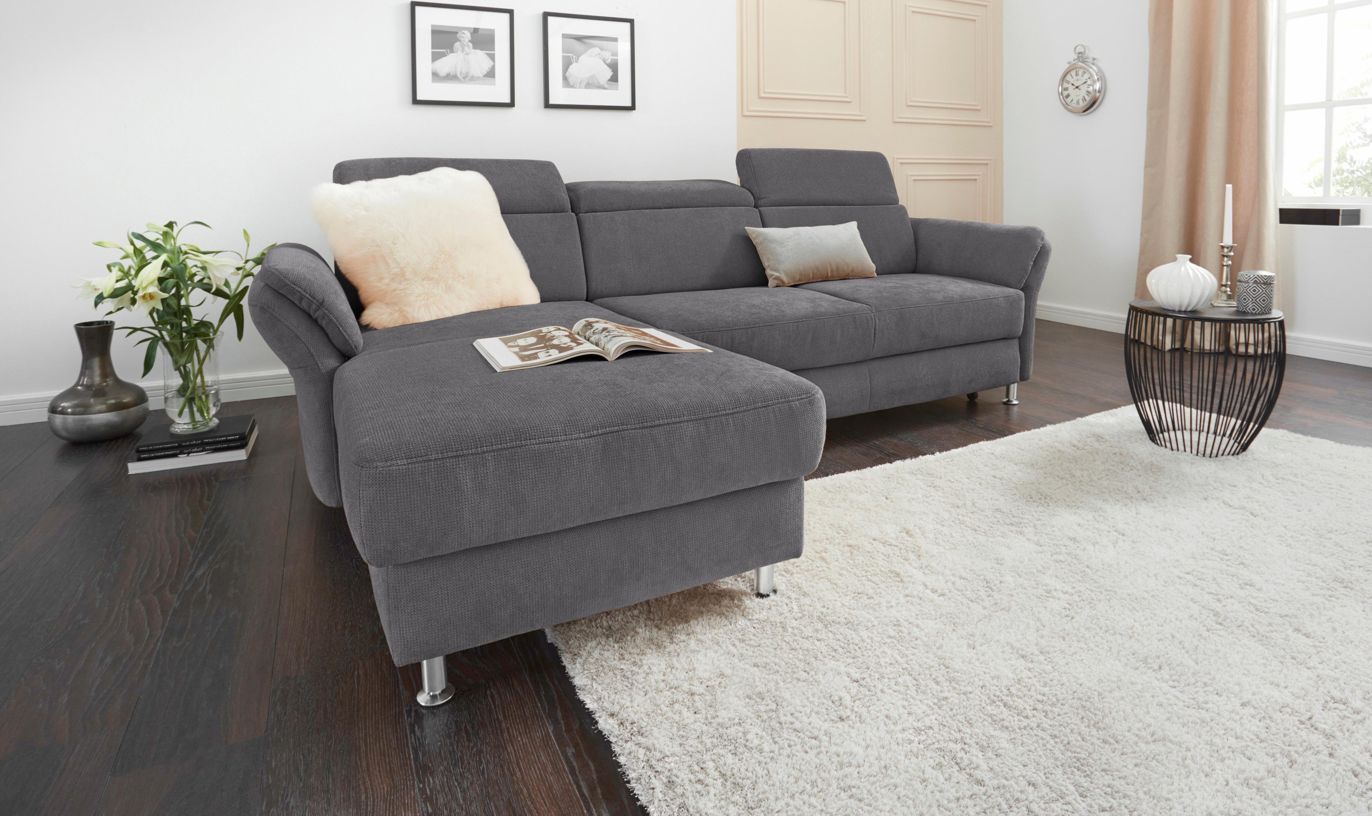 sit&more Ecksofa "Avignon L-Form", Kopfteilverstellung, wahlweise mit Bettf günstig online kaufen