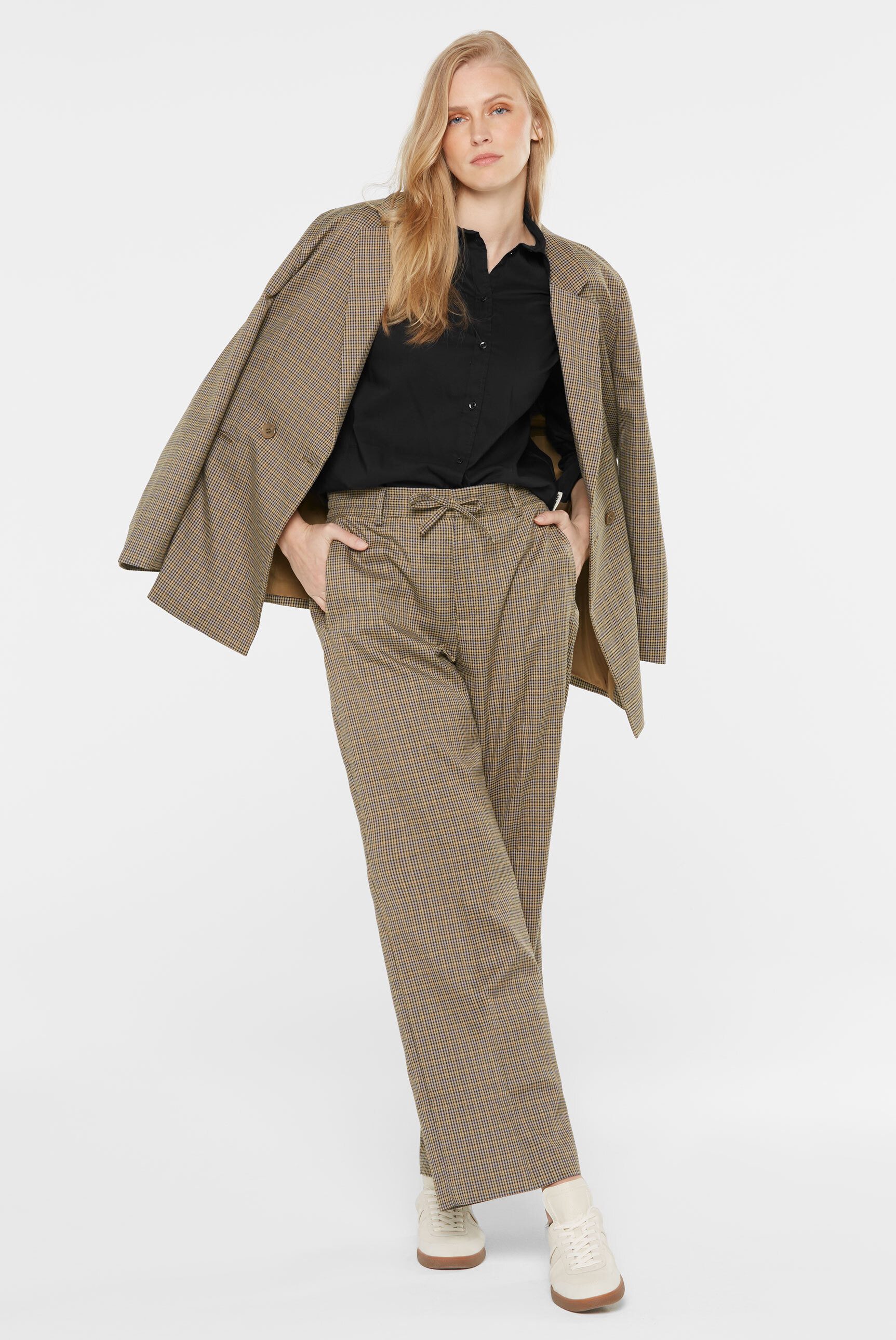 SENSES.THE LABEL Langarmbluse mit Baumwolle