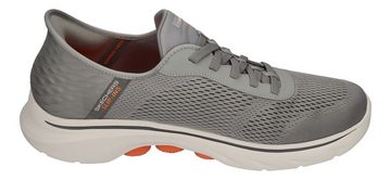 Skechers GO WALK 7 FREE HAND 2 216648 Sneaker Gray Orange