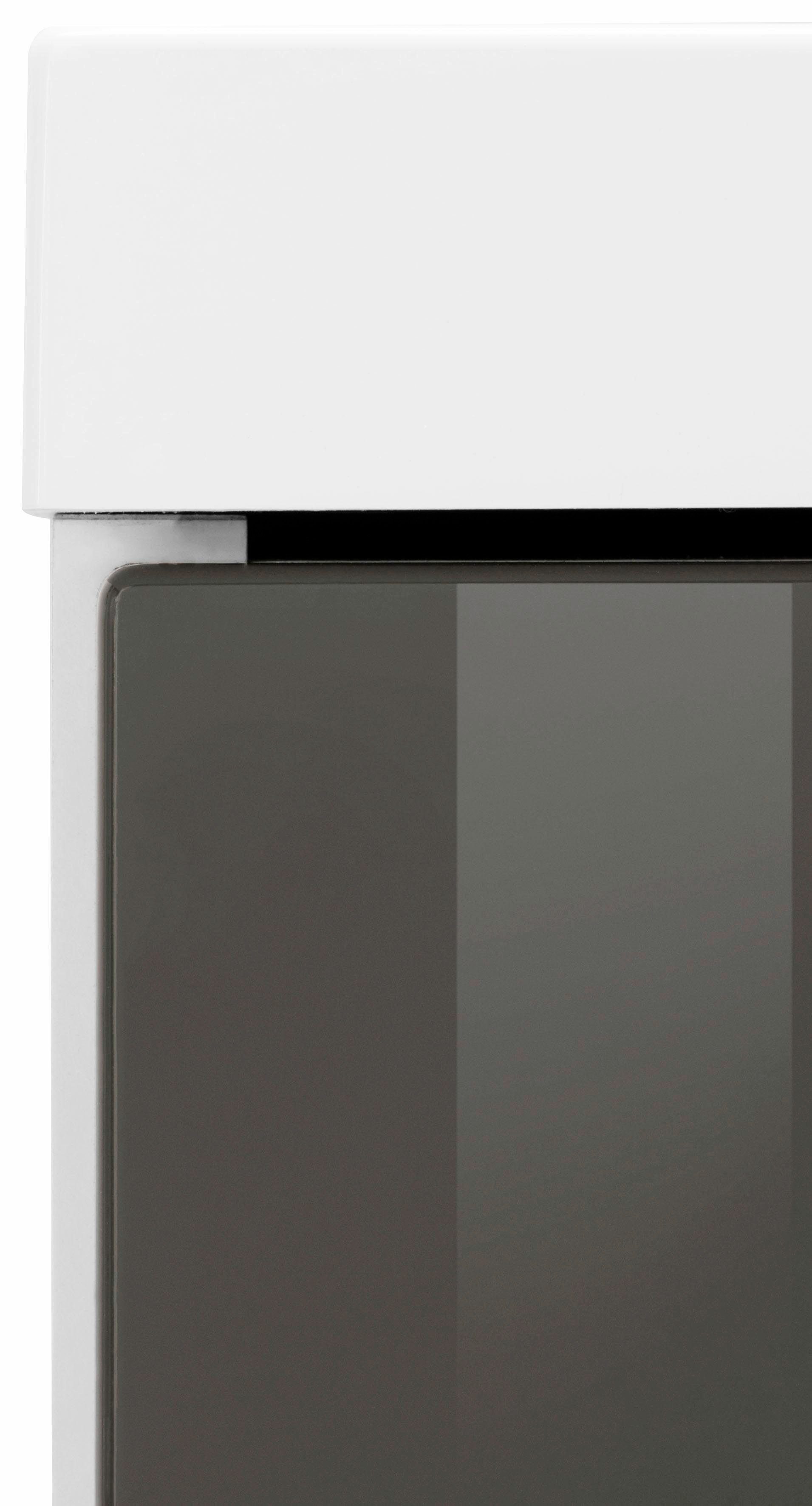 cm Waschbeckenunterschrank weiß/grau/grau Waschbecken, inkl. Breite Venedig HELD Waschtisch 60 MÖBEL Badmöbel,