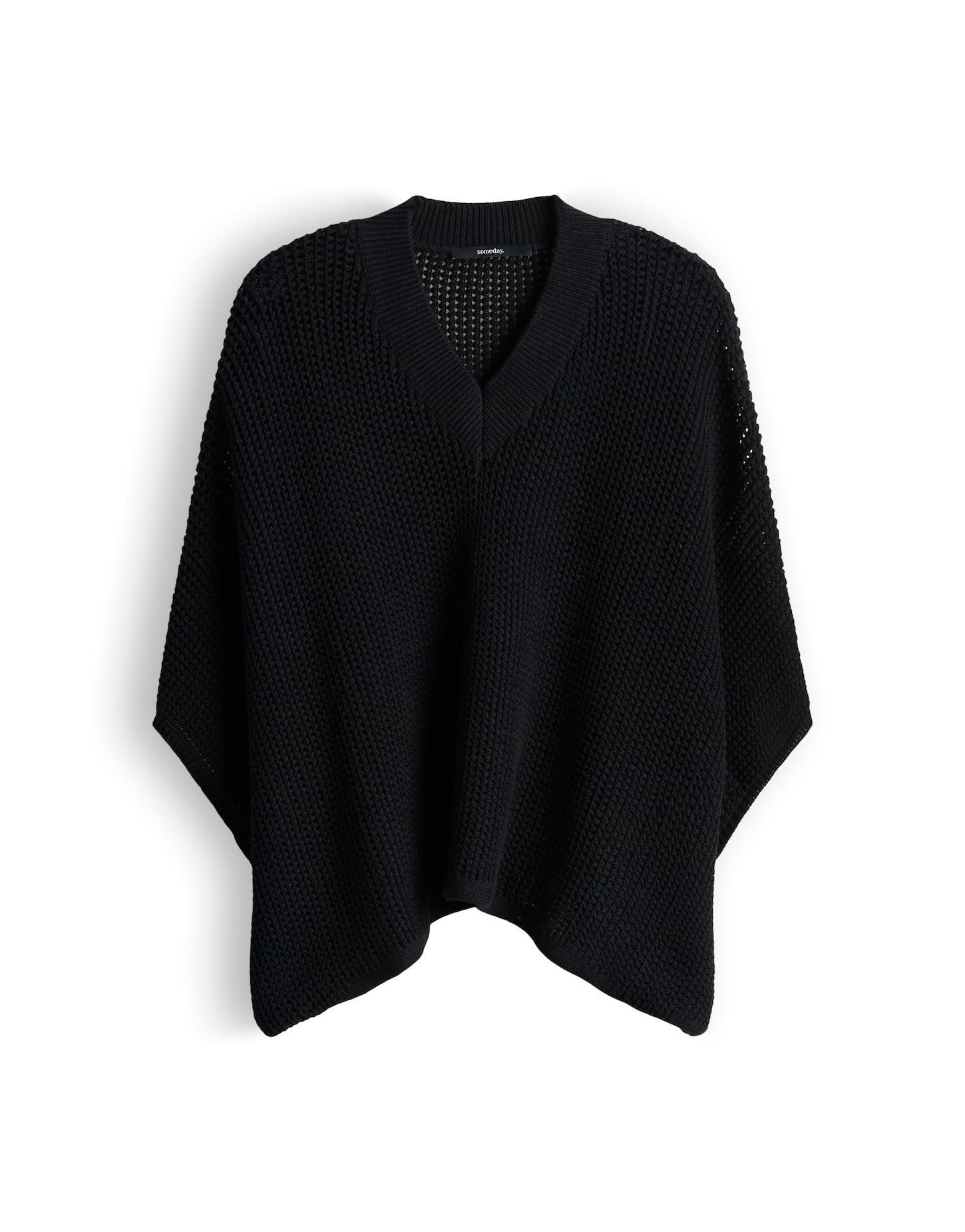 someday Poncho Basona cape aus Strick mit weichem Griff