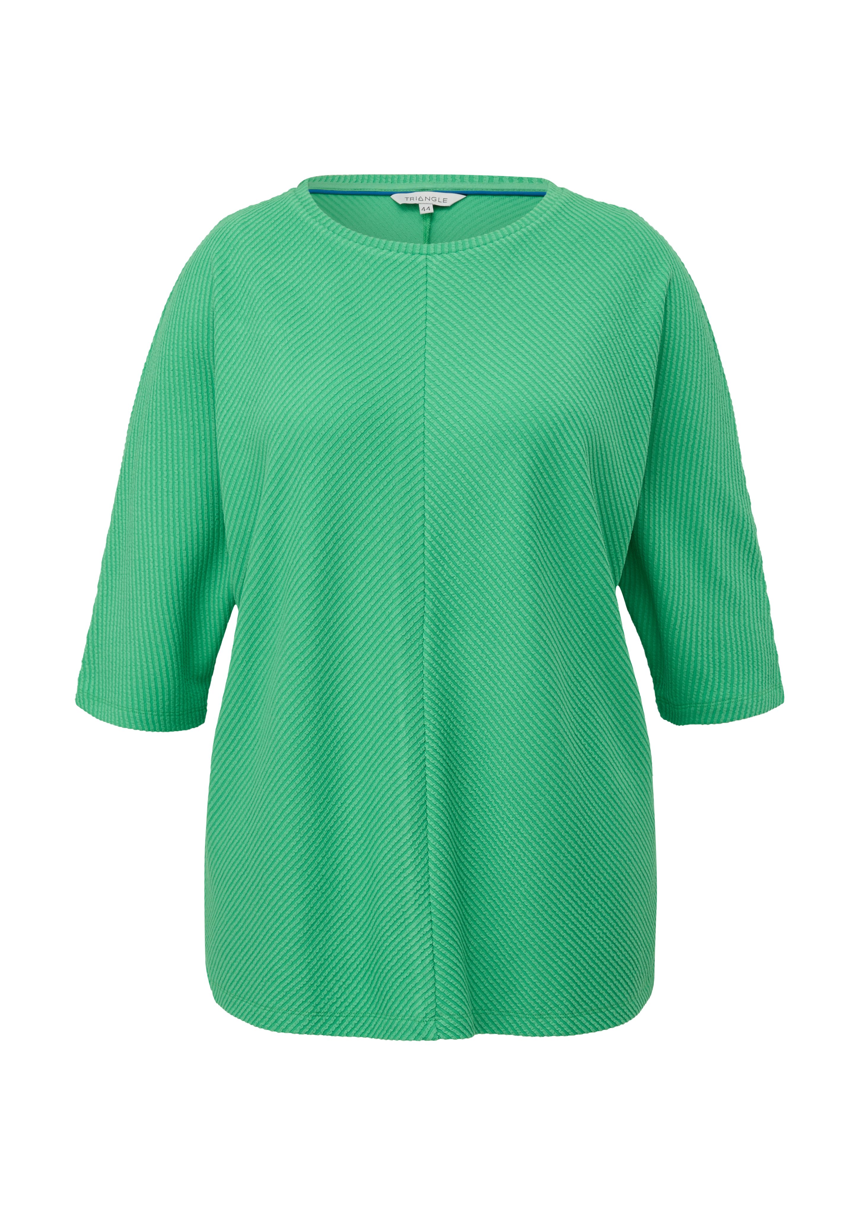 TRIANGLE 3/4-Arm-Shirt mit Fledermausärmeln grün Shirt