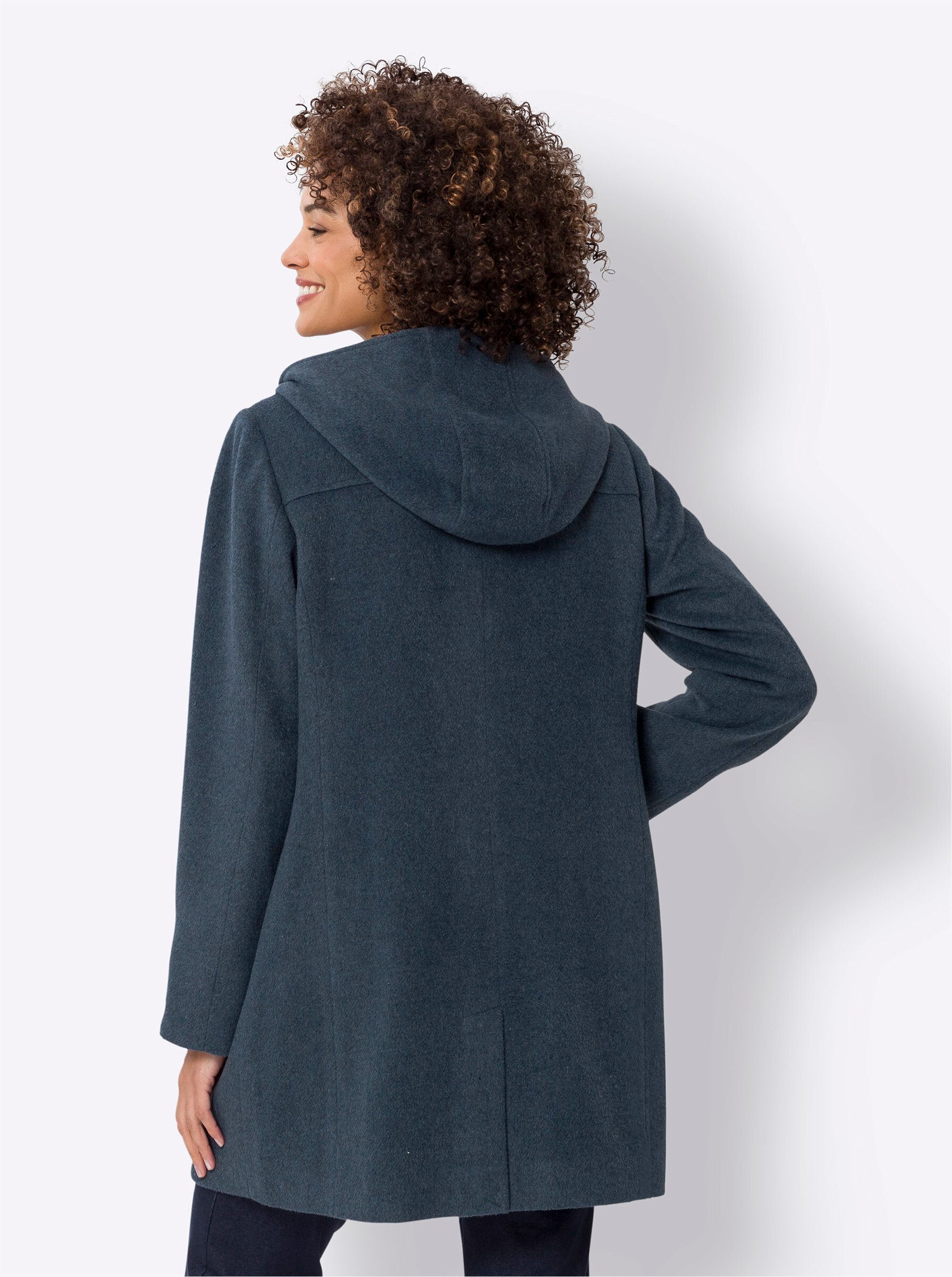 Sieh an! Allwetterjacke Dufflecoat Langarm günstig online kaufen