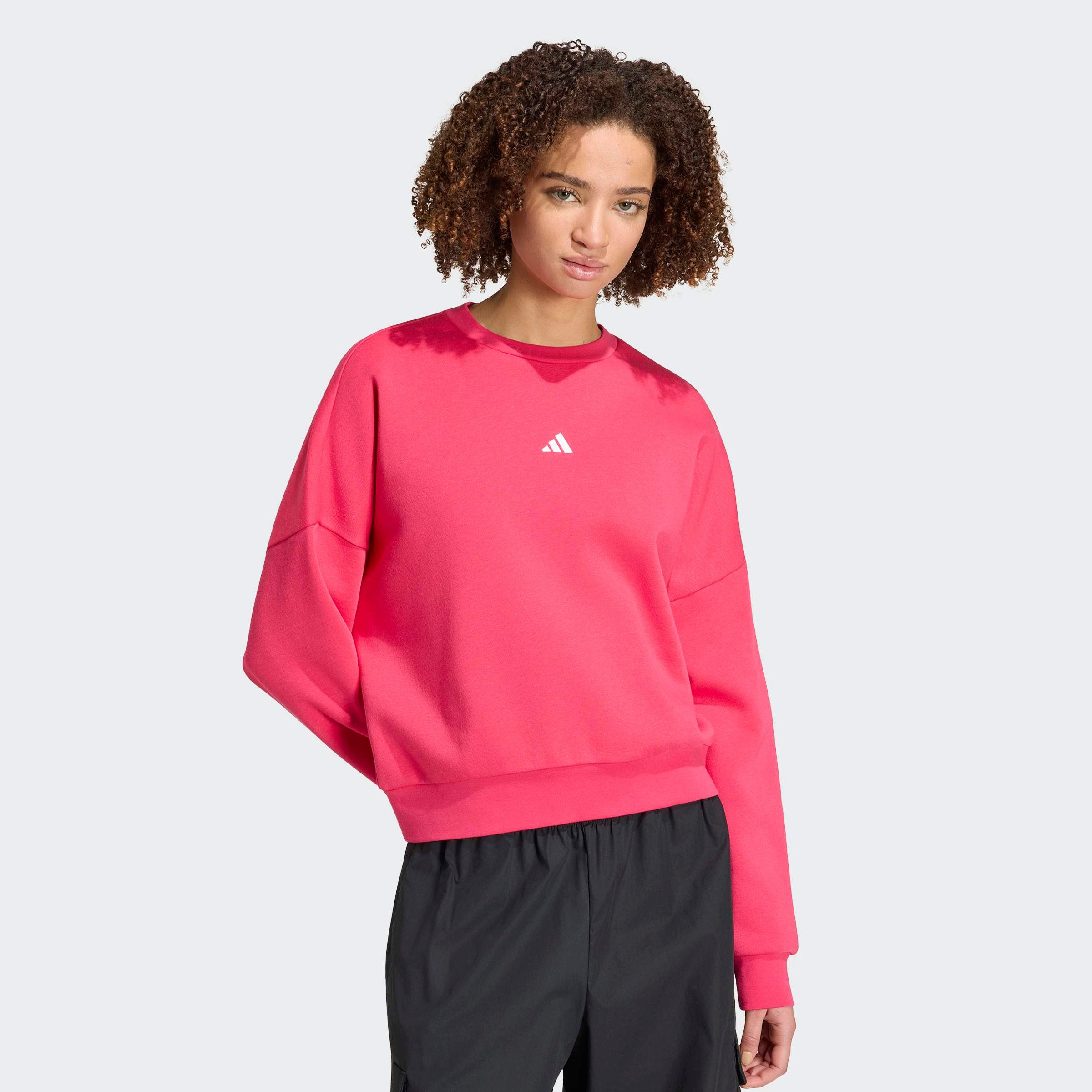 adidas Sportswear Sweatshirt W SL FC SWT mit flauschiger Innenseite