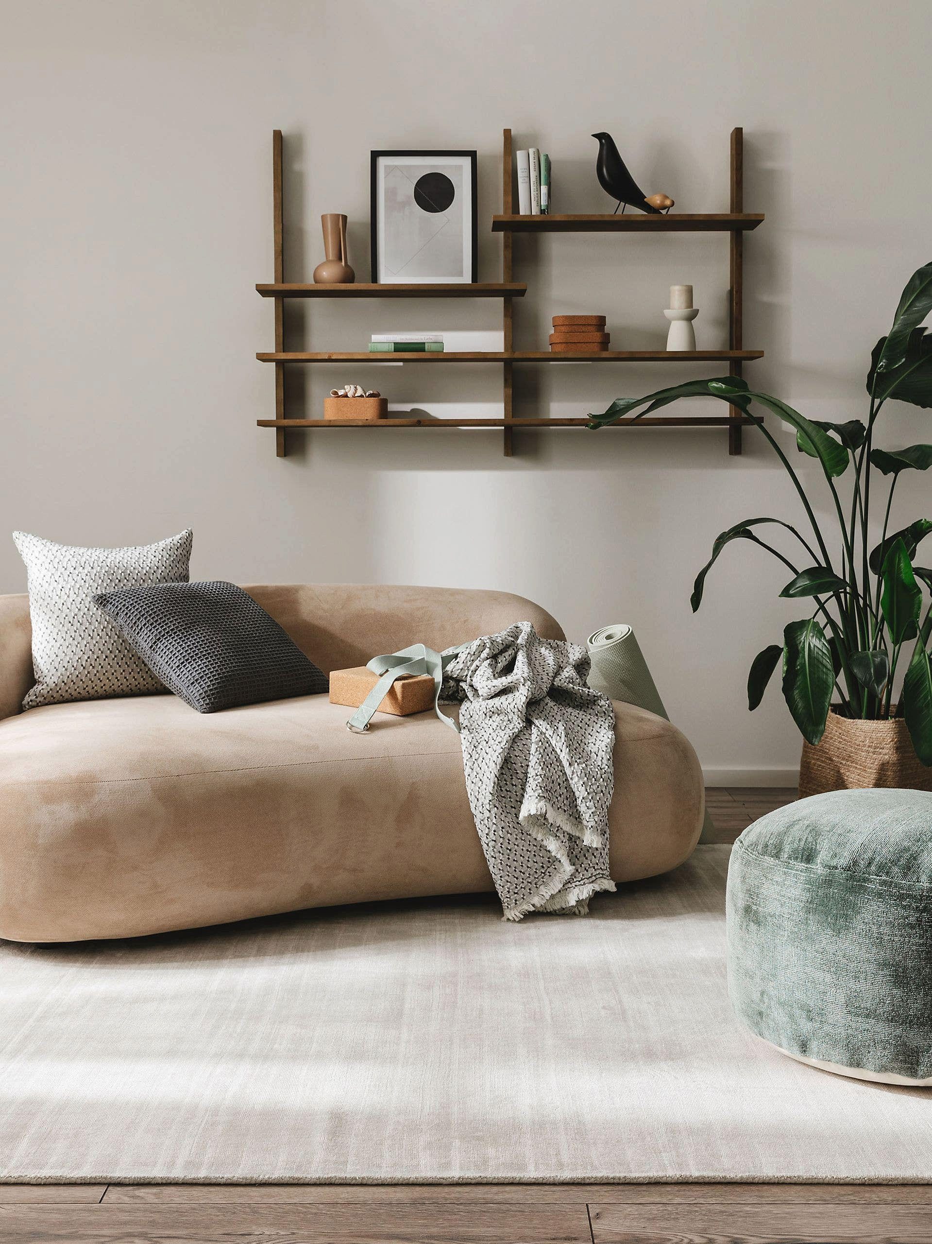 benuta Teppich Nova, rechteckig, Höhe: 6 mm, Viskoseteppich,Teppich Wohnzim günstig online kaufen