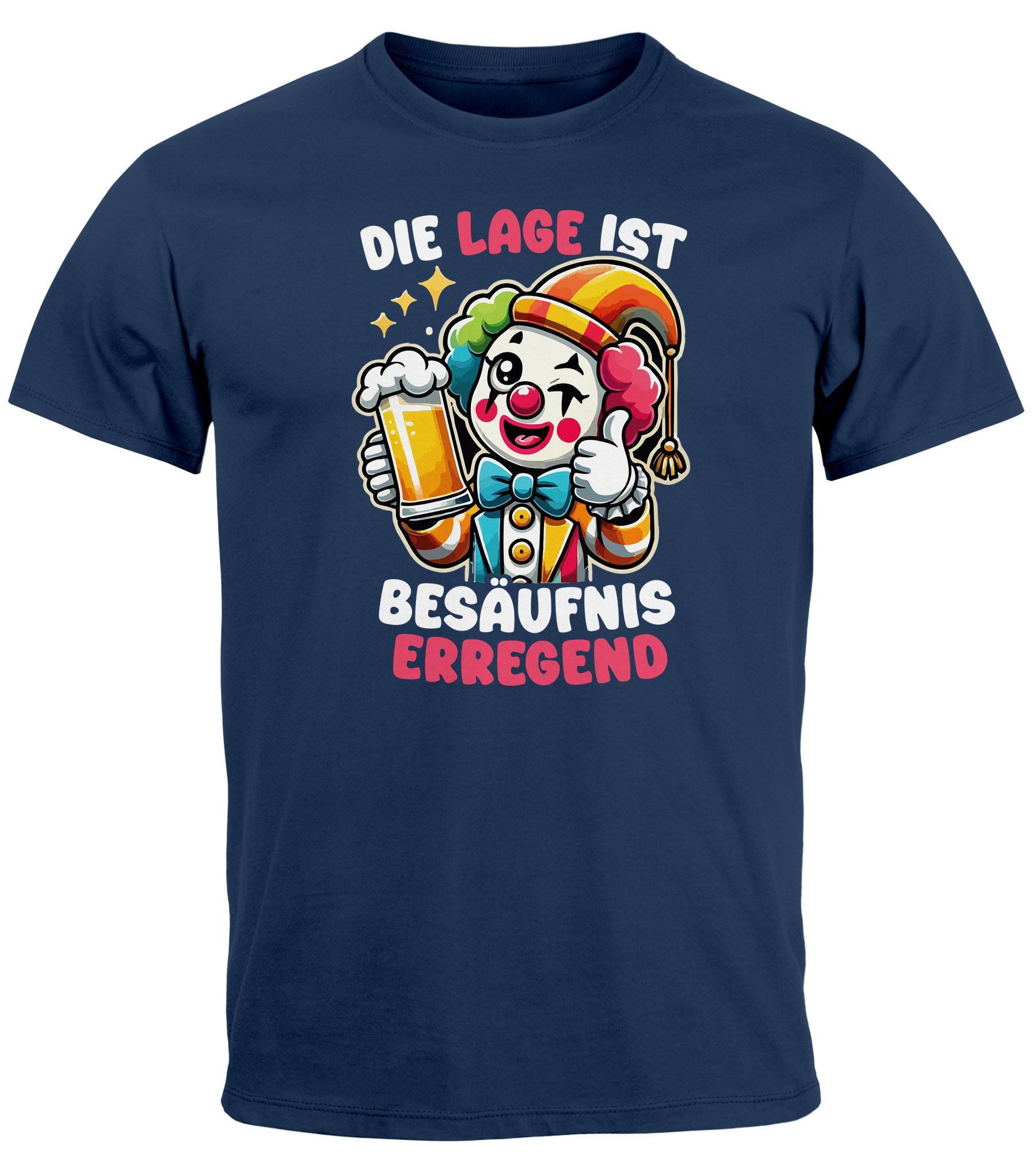 MoonWorks Print-Shirt Herren T-Shirt Party Feiern günstig online kaufen