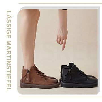 Daisred Damen Kurzschaft Stiefel Ankle Boots in Fashion Look Stiefelette