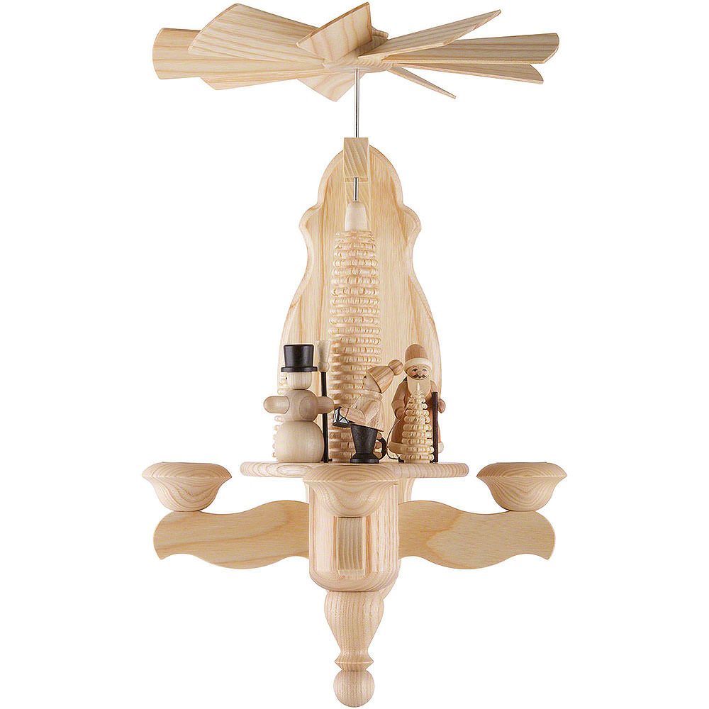 Volkskunstwerkstatt Unger Weihnachtspyramide 1-stöckige Wandpyramide Weihnacht (40cm) von Volkskunstwerkstatt Unger