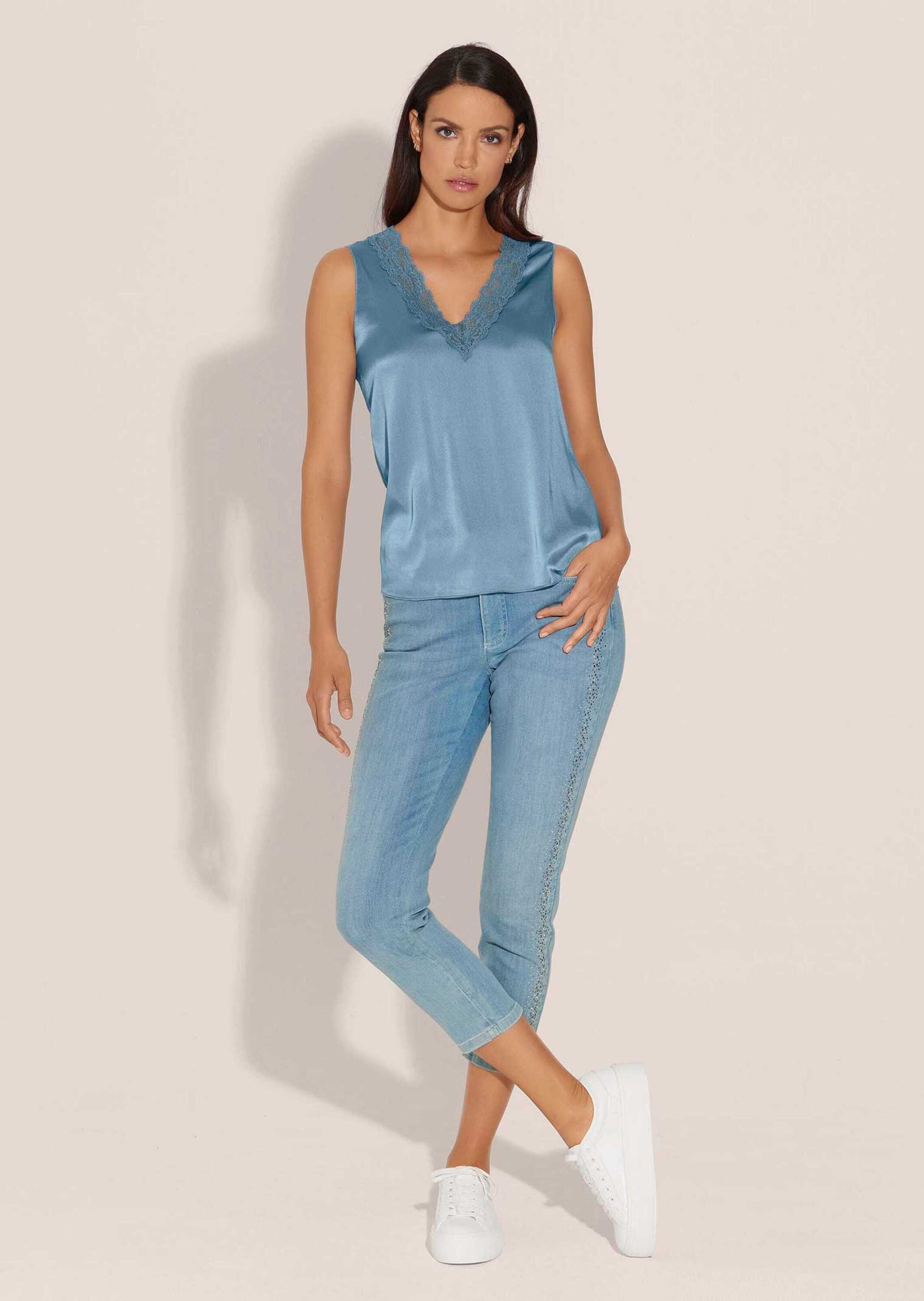 MADELEINE Shirttop Lingerie-Top mit V-Ausschnitt und günstig online kaufen