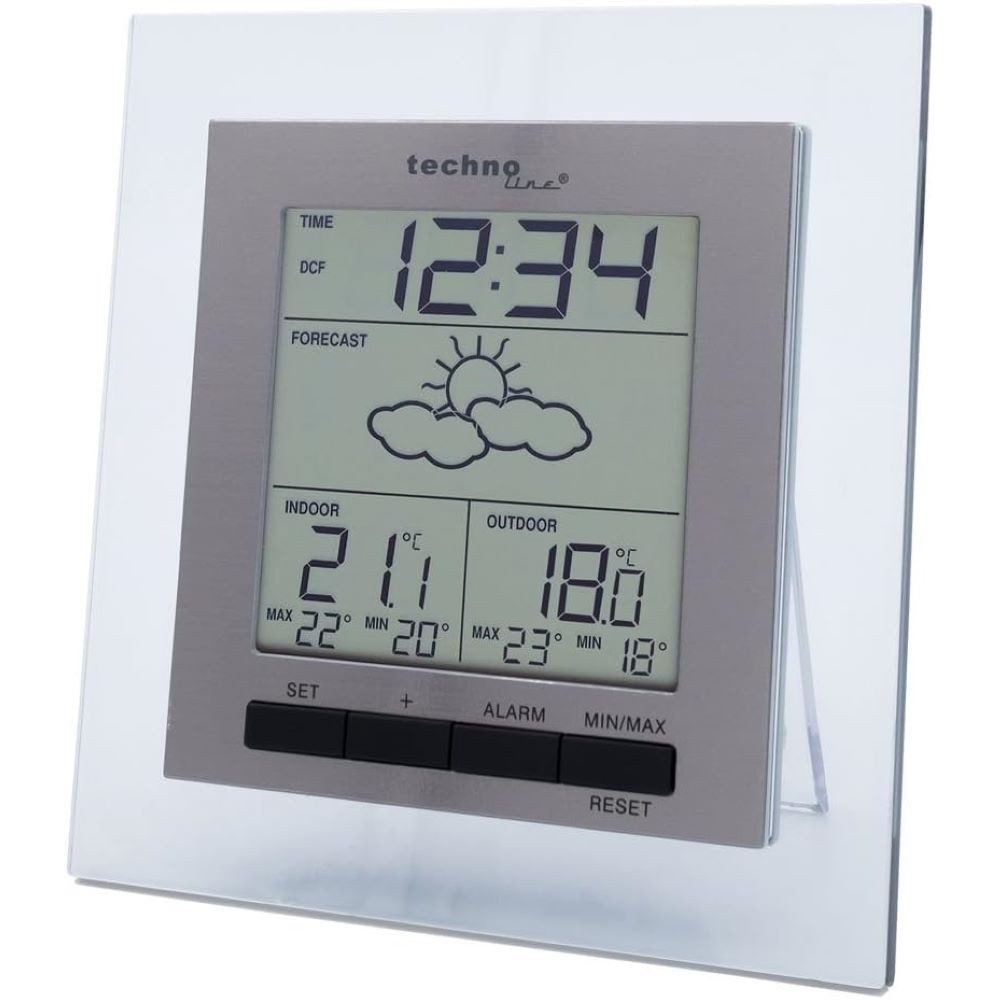 technoline WS 9136 - Wetterstation - silber Wetterstation