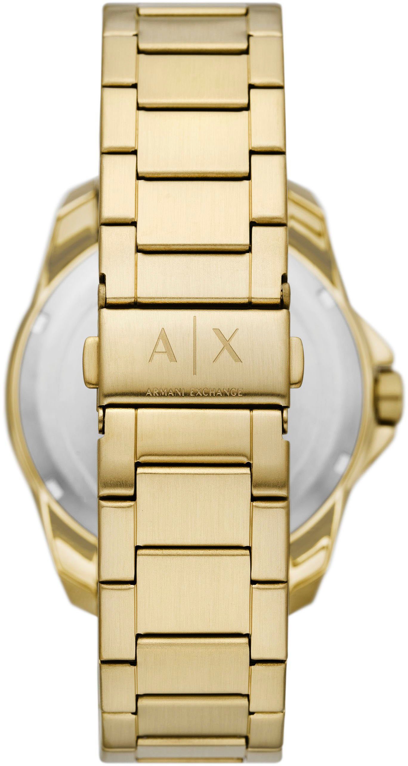 ARMANI EXCHANGE Quarzuhr AX1951, Armbanduhr, Herrenuhr, bis 10 bar wasserdicht, Edelstahlarmband