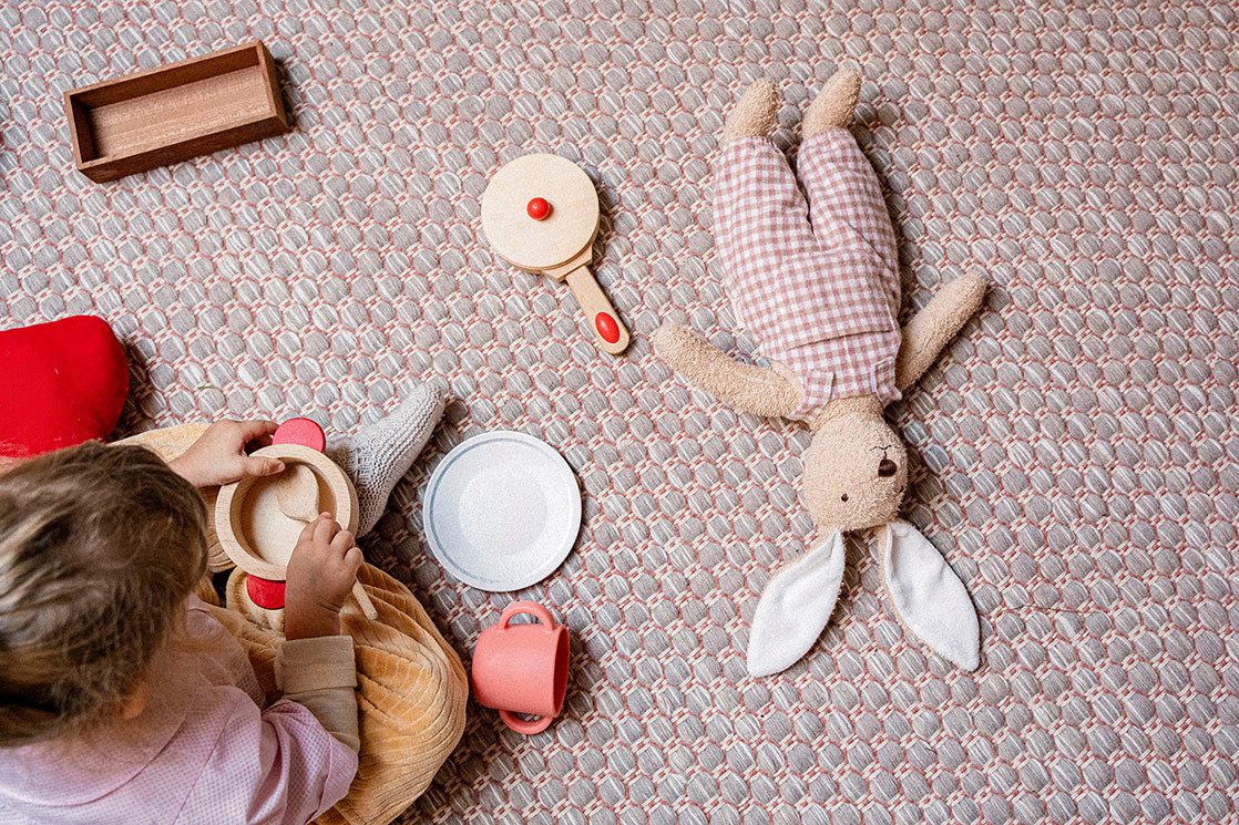 Käthe Kruse Kuscheltier Hugo Hase, stehend