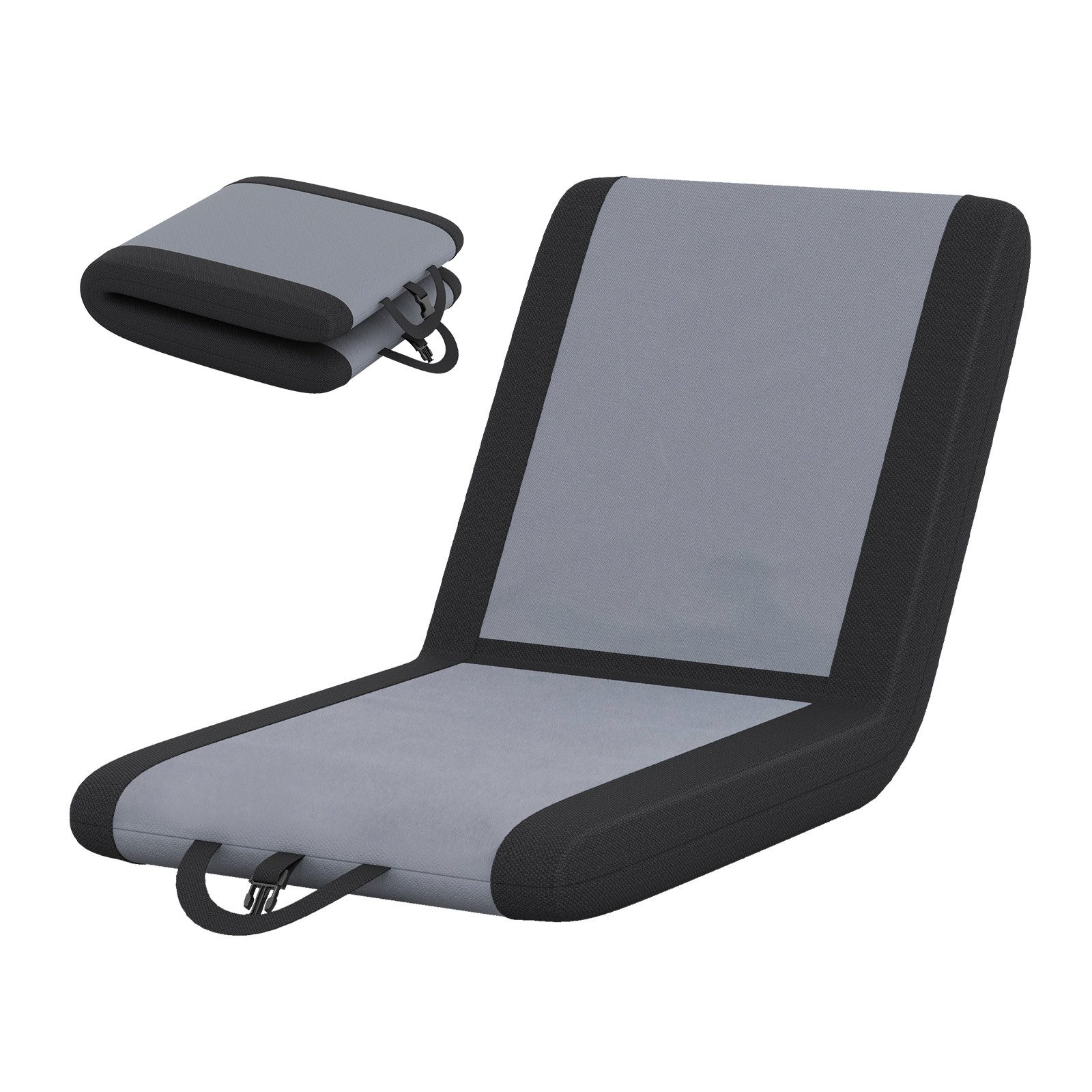 KOMFOTTEU Relaxsessel, Bodenstuhl Stadionstuhl klappbar, mit verstellbarer günstig online kaufen