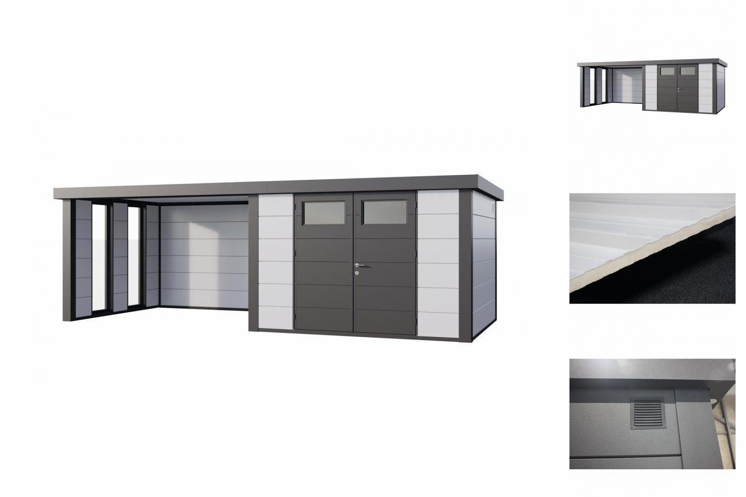 Wolff GartenGeräteschrank »Eleganto 3030 Weiß Mit Lounge 3330 2
