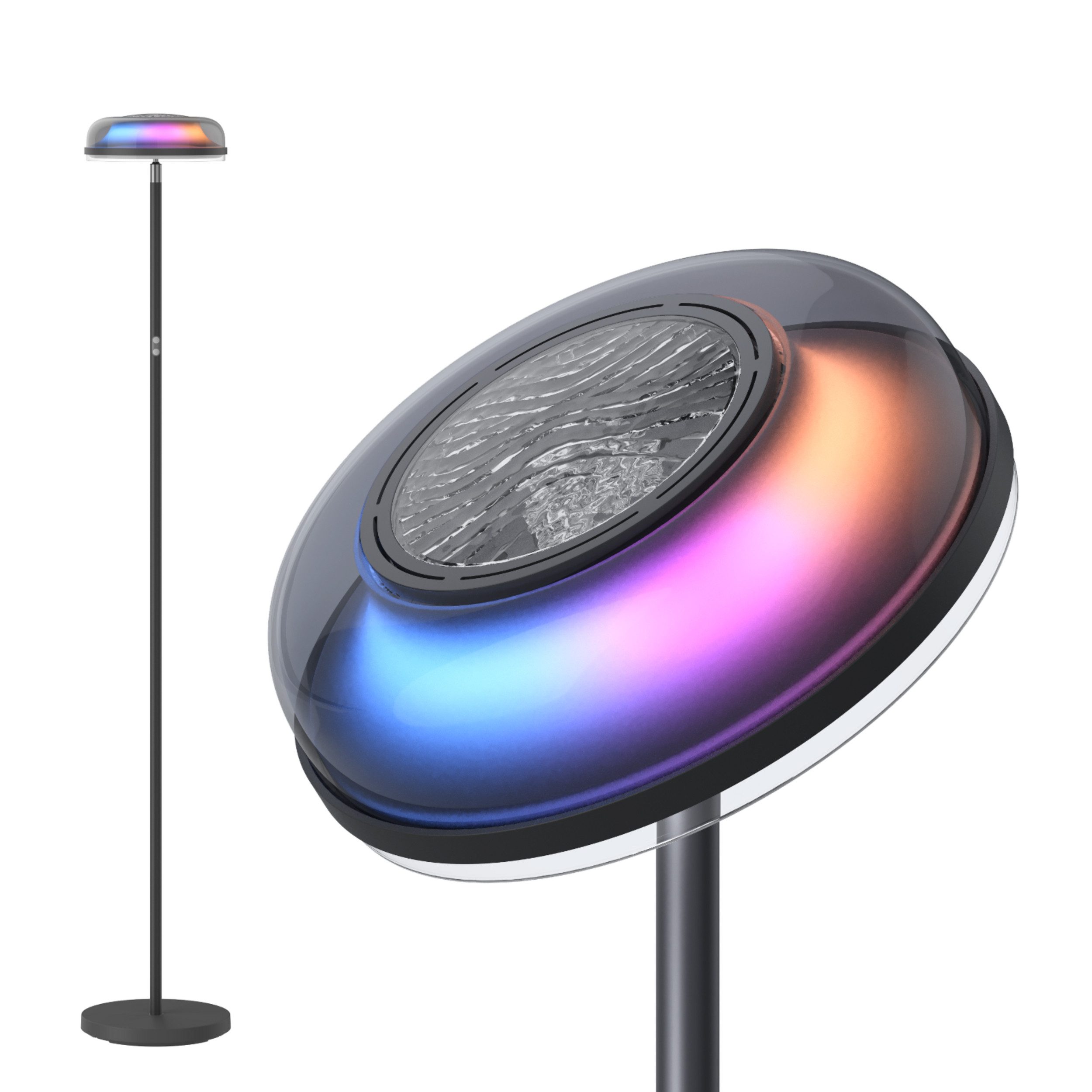 Govee Govee RGBWW + RGBIC + WW Deckenfluter-Stehleuchte Smarte Lampe