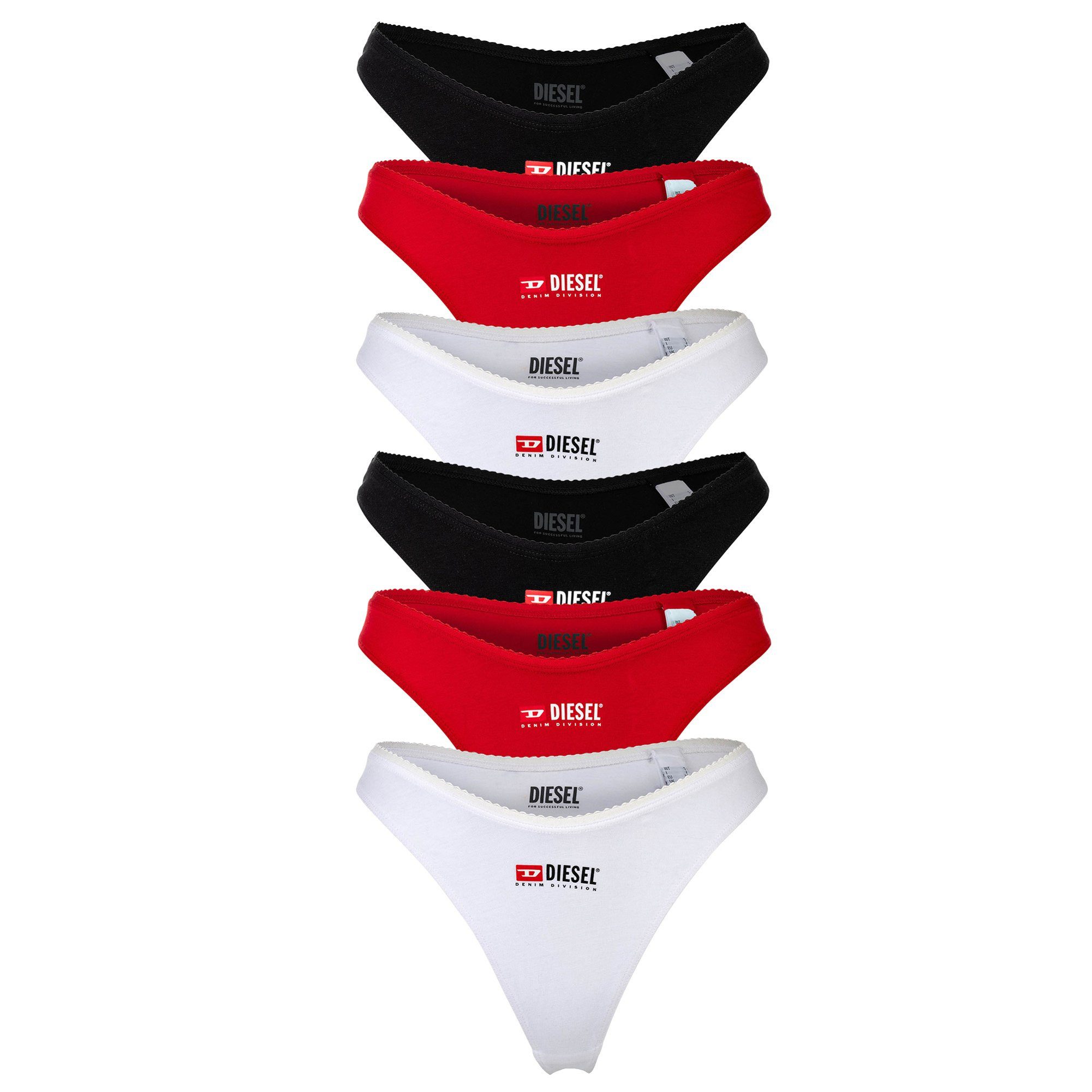 String Damen String 6er Pack Baumwolle