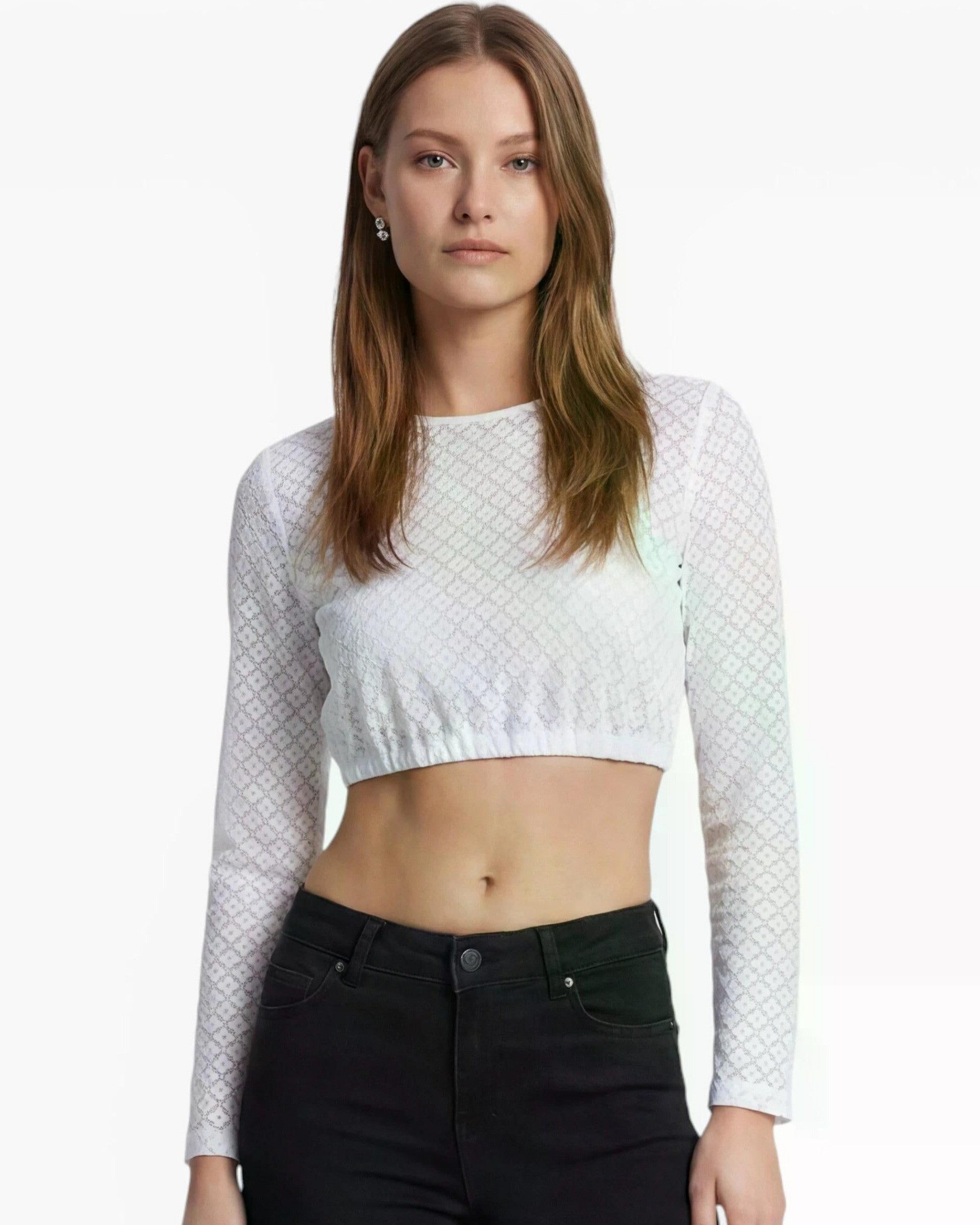 Ramona Lippert Dirndlbluse Lia Langarm