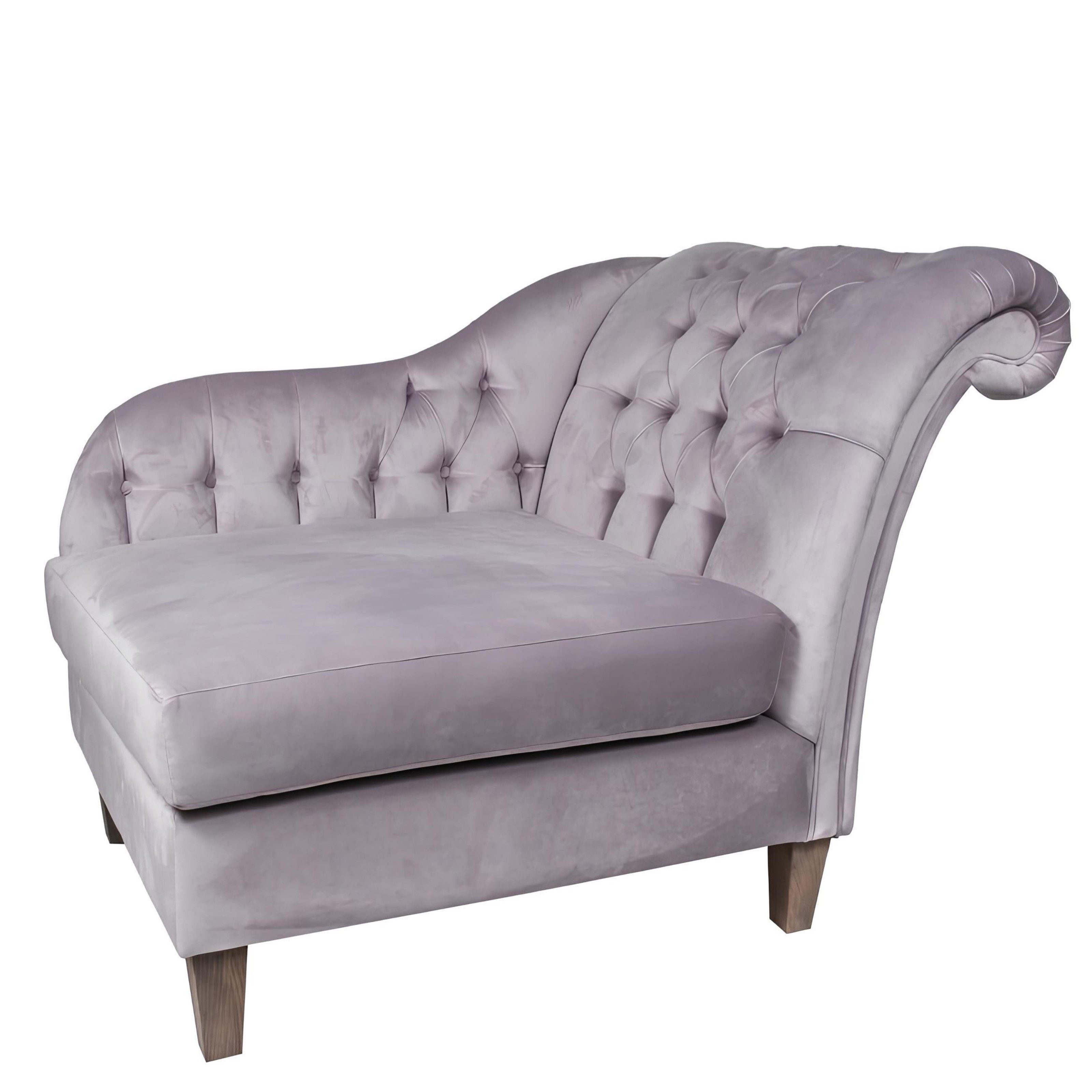 Xlmoebel Chaiselongue Chesterfield Chaiselongue in edlem Design und Komfort, Hergestellt in Europa