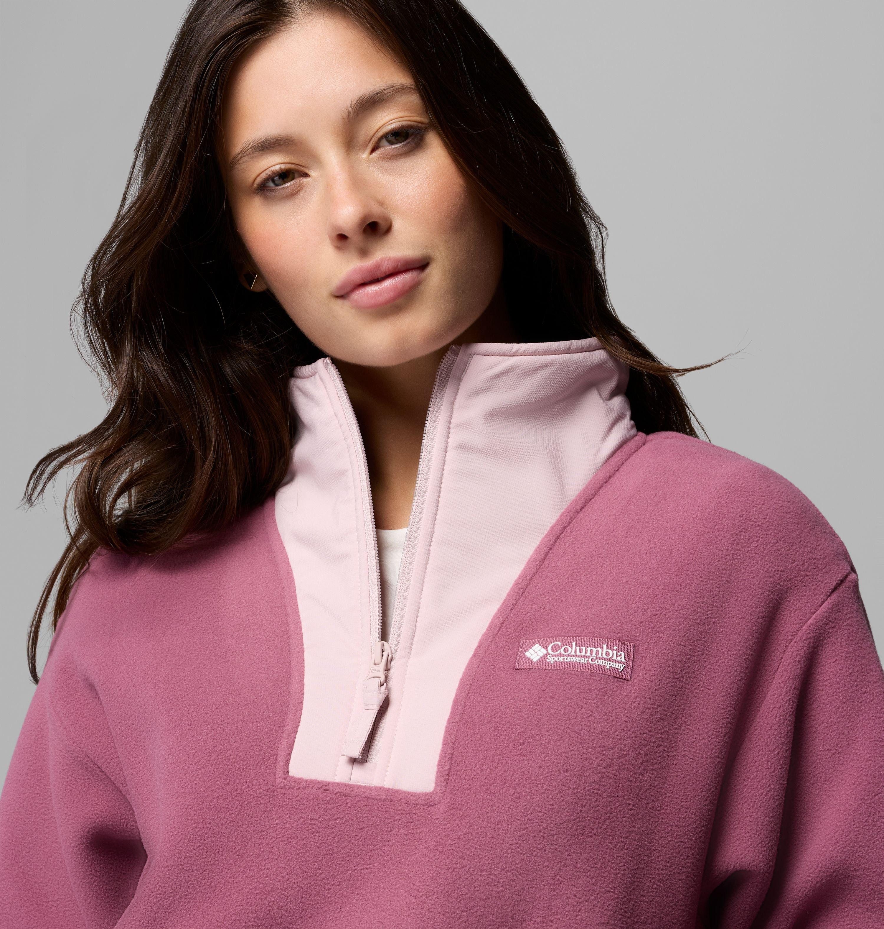 Columbia Fleecepullover Sequoia Grove II Half Zip Fleece mit Half-Zip, windabweisend, wasserabweisend, atmungsaktiv, aus Fleece – Bild 4 von 4