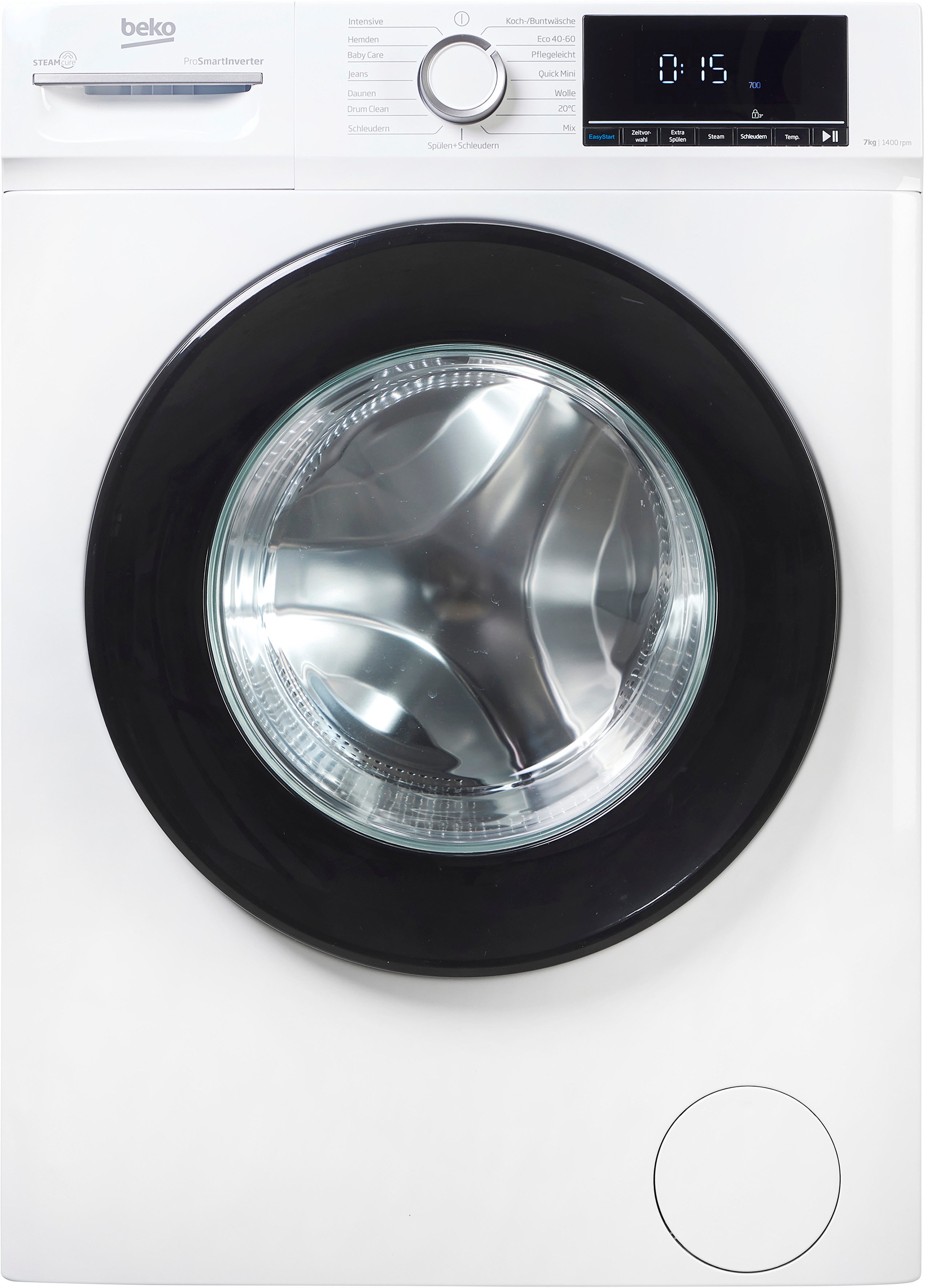 BEKO Waschmaschine BM3WFOE741PSA, 7 kg, 1400 U/min