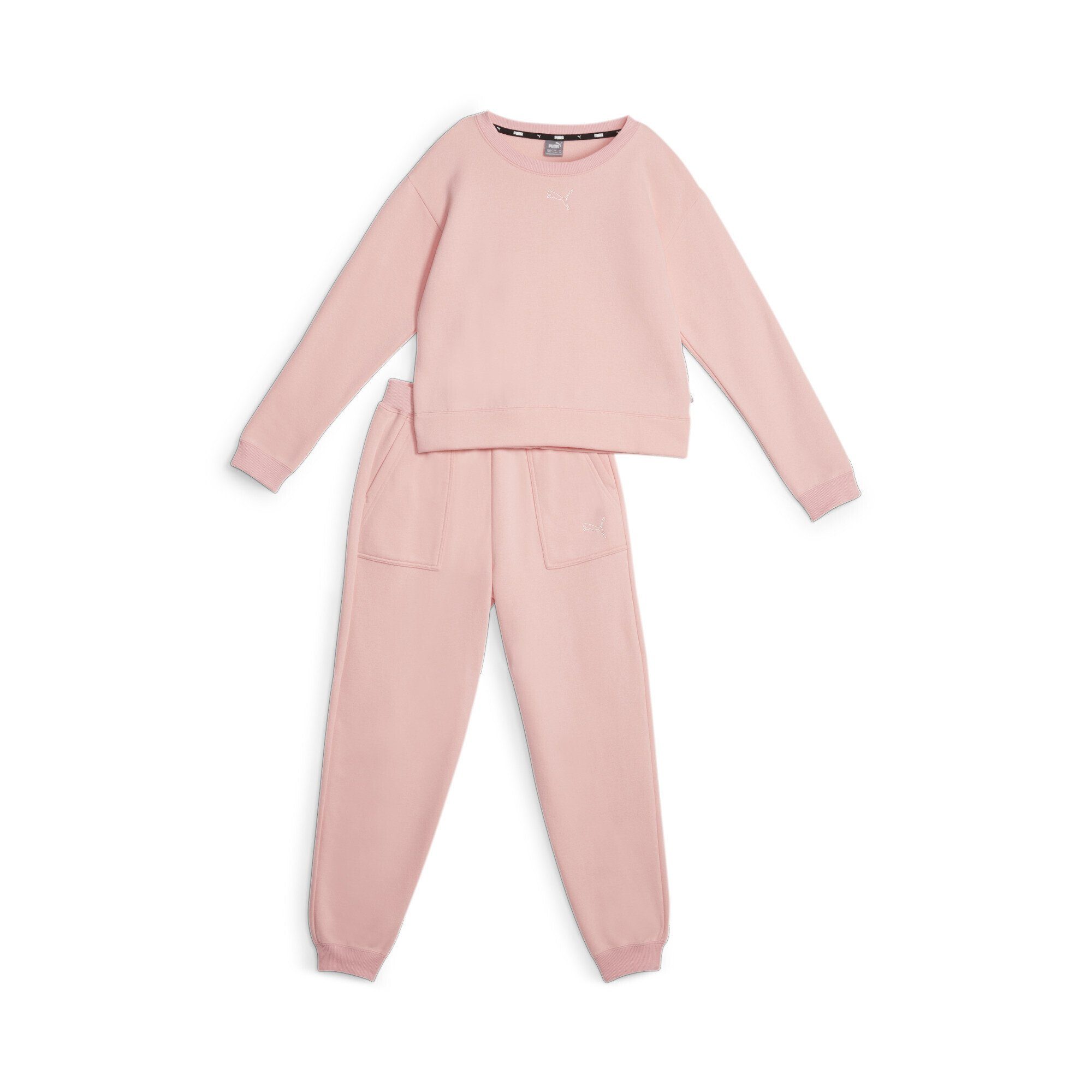 Mädchen PUMA Pink Jogginganzug Smoothie Loungewear Anzug Peach
