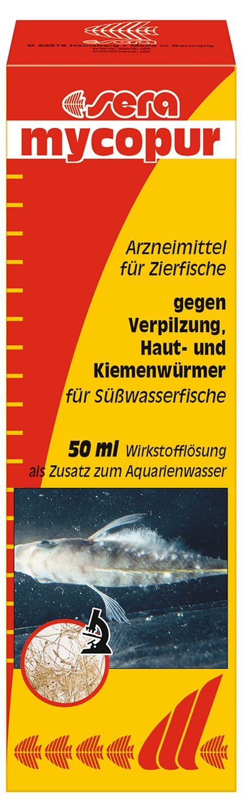 Aquarium-Wassertest sera mycopur 100 ml