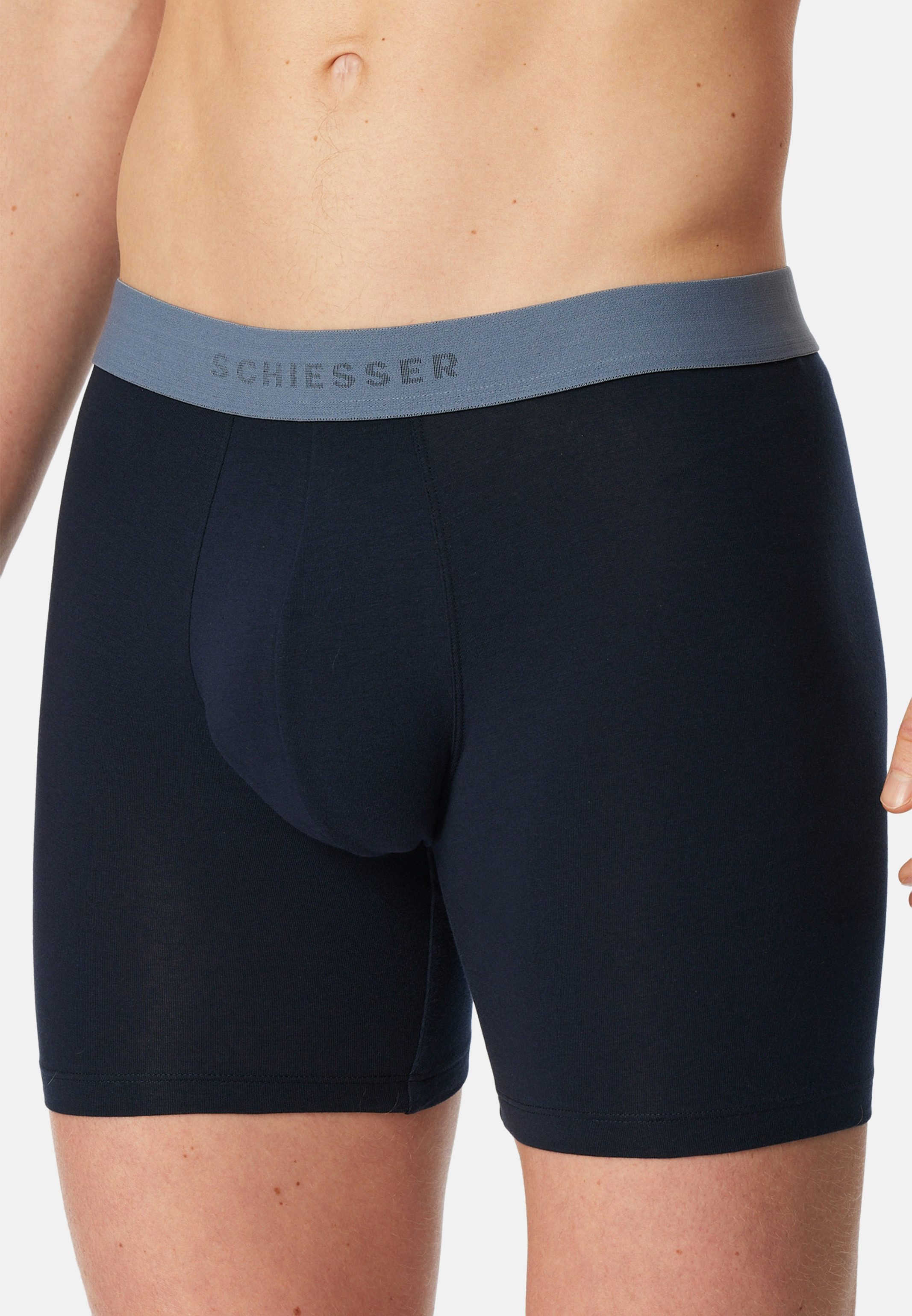 Schiesser Retro Boxer 6er Pack 95/5 Cotton (Spar-Set, 6-St) Long Short / Pa günstig online kaufen
