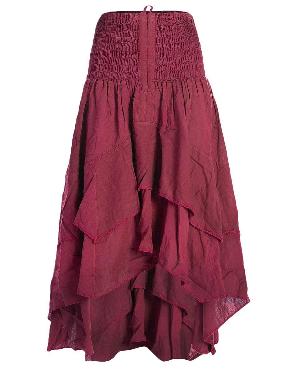 Vishes Sommerkleid 2in1 Kleid-Rock Damen Sommer-Kleid günstig online kaufen