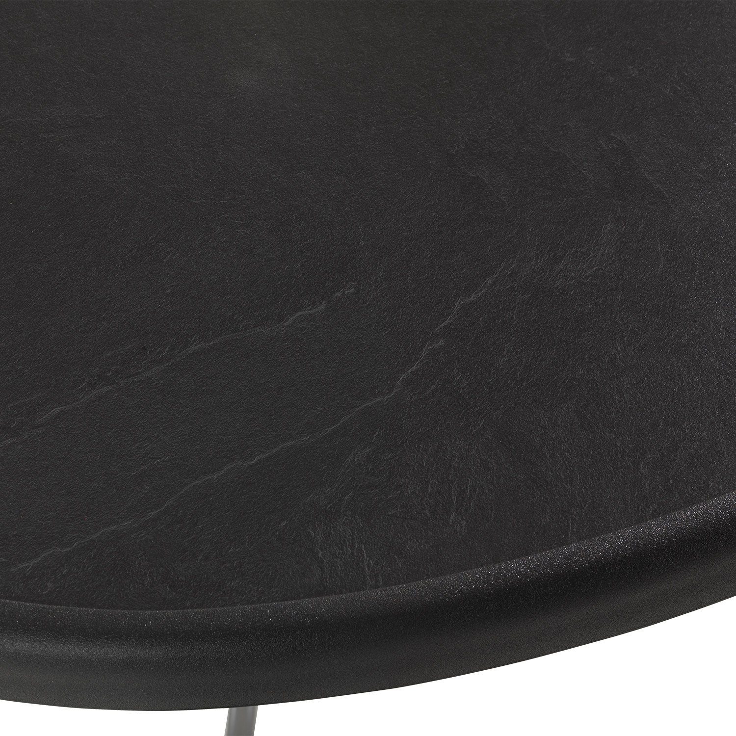 Sieger Gartenmöbel Gartentisch MECALIT, Klappbar, B 140 x T 90 cm, Graphitfarben, Schieferfarben, Metall, Tischplatte aus Mecalit