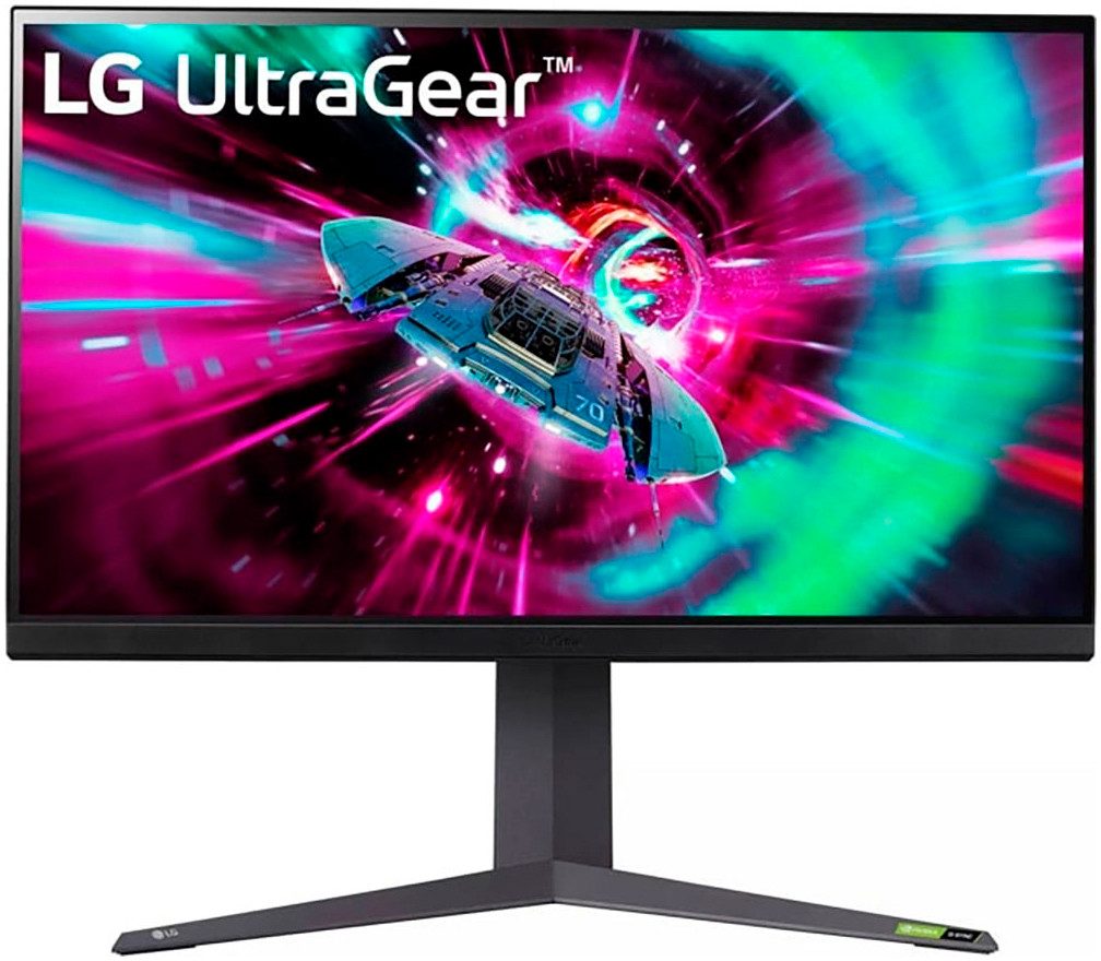 LG 32GR93U-B LED-Monitor (80 cm/32 ", 3840 x 2160 px, 4K Ultra HD, 1 ms Reaktionszeit, 144 Hz, IPS-LED)