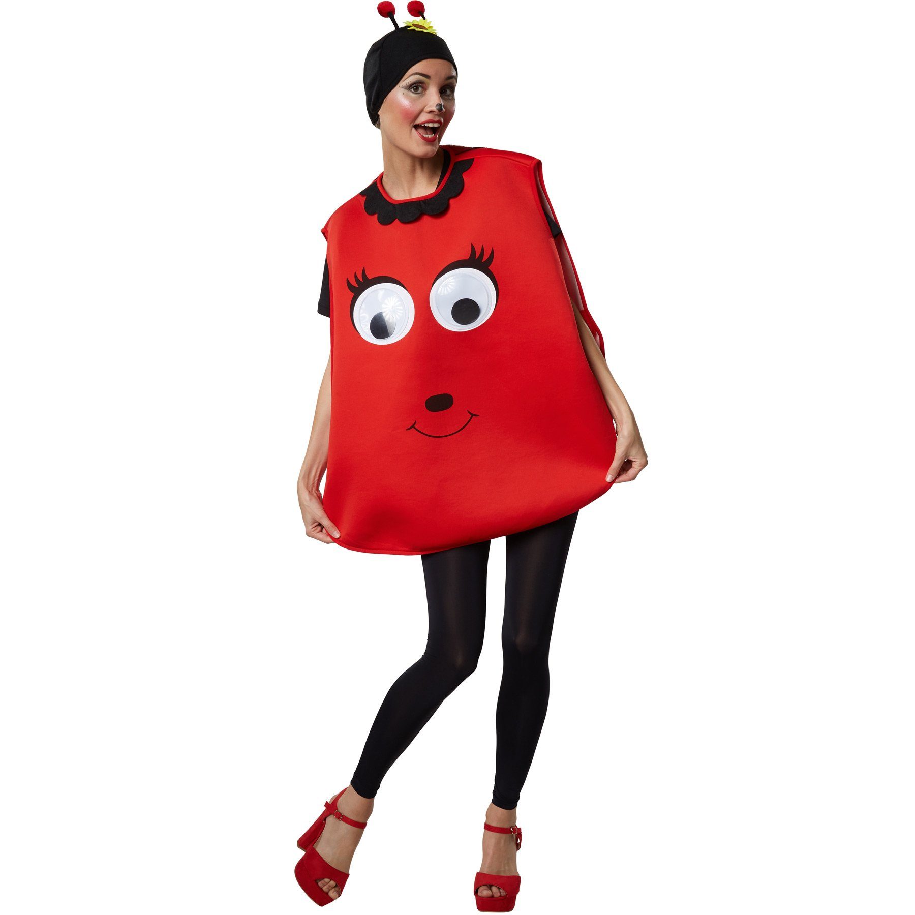 dressforfun Kostüm Unisexkostüm Cartoon Käfer, Poncho in Einheitsgröße