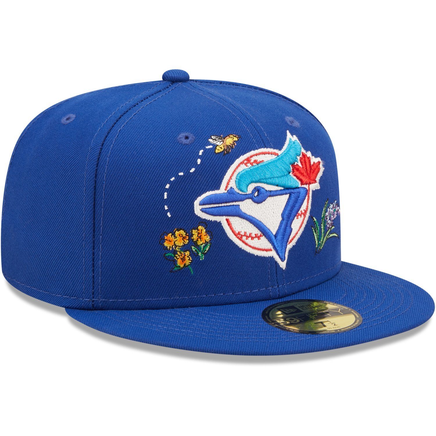 New Era Jays WATER Cap Fitted Toronto FLORAL blau 59Fifty