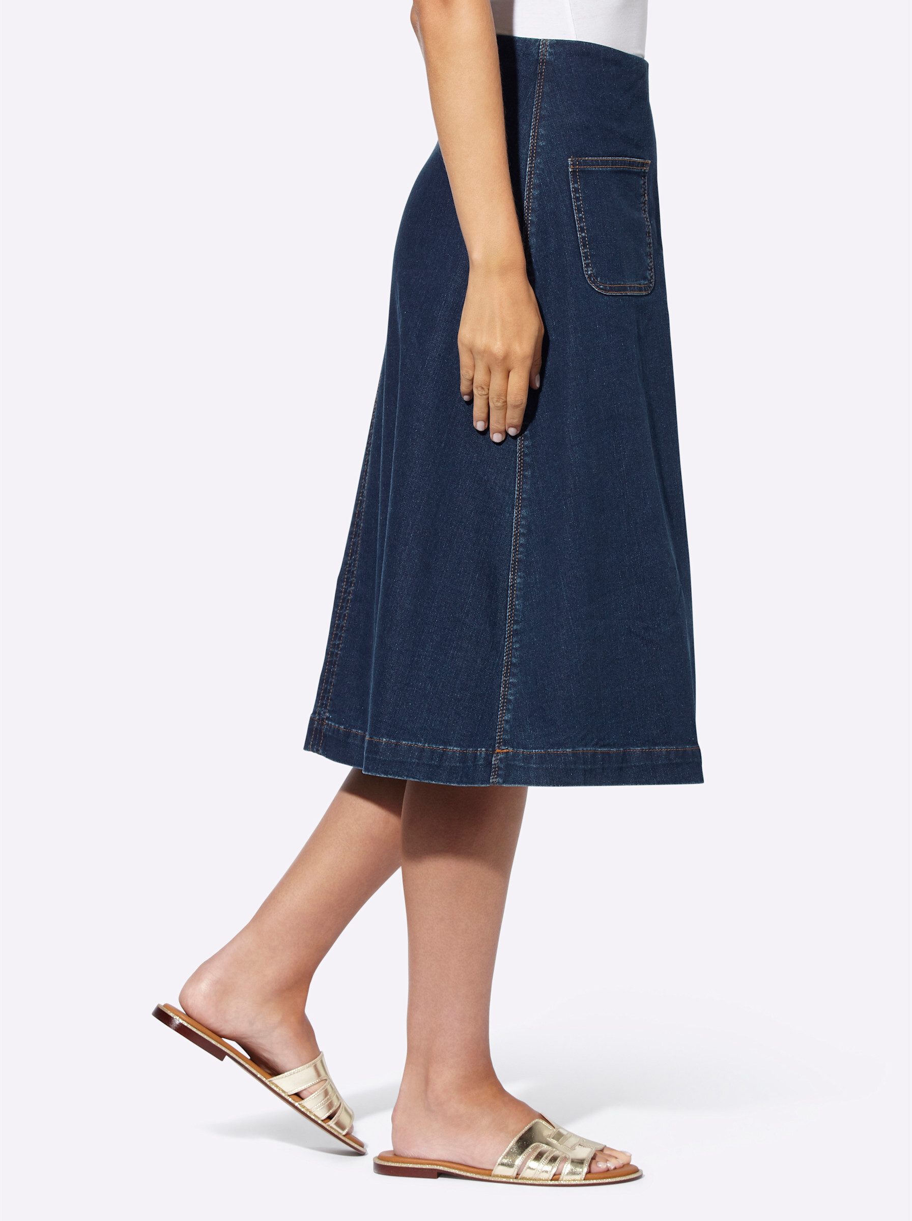 heine A-Linien-Rock Jeansrock . günstig online kaufen