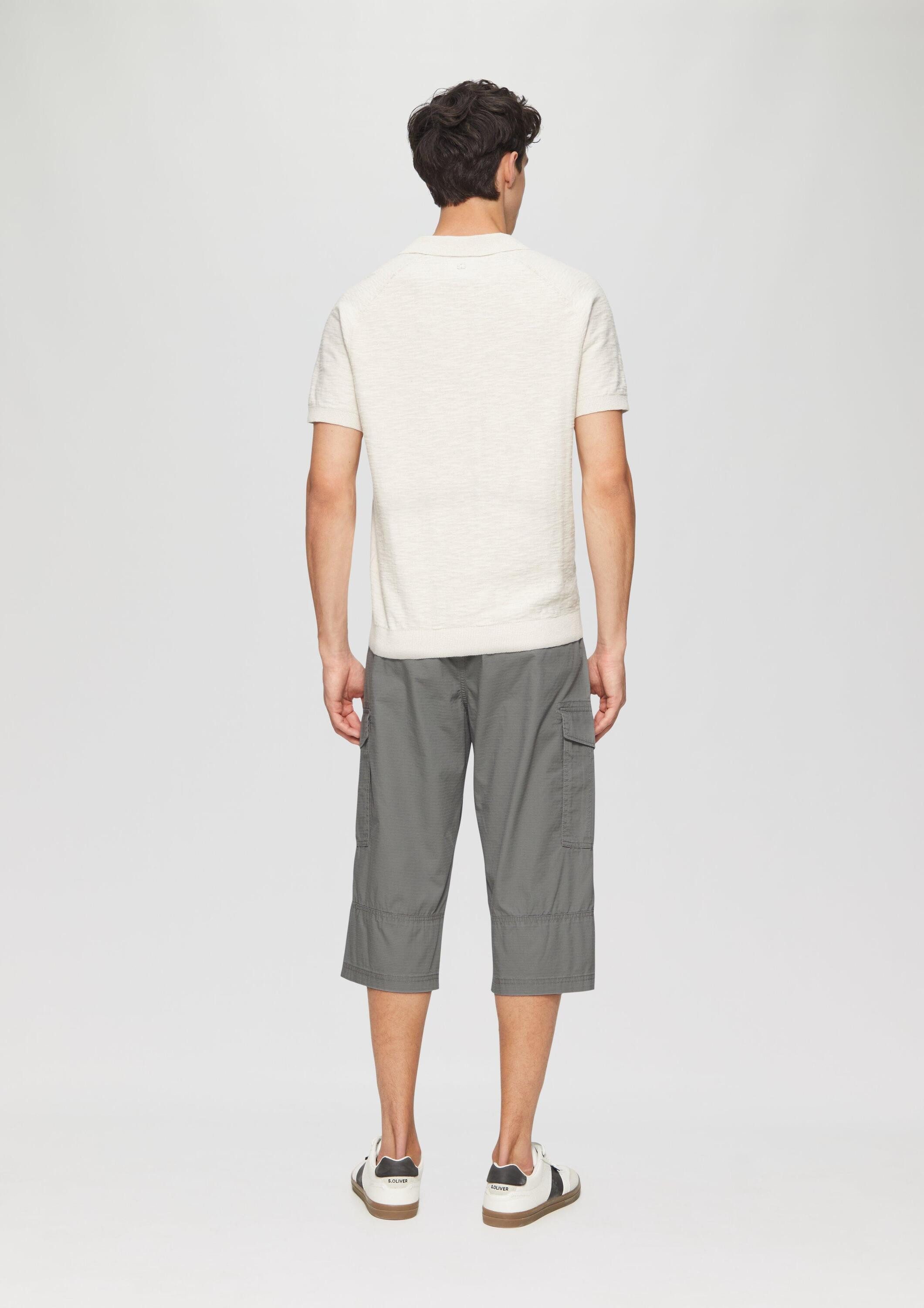 s.Oliver Shorts Bermuda FILE File: Strukturierte Bermuda im Relaxed Fit in 3/4-Länge