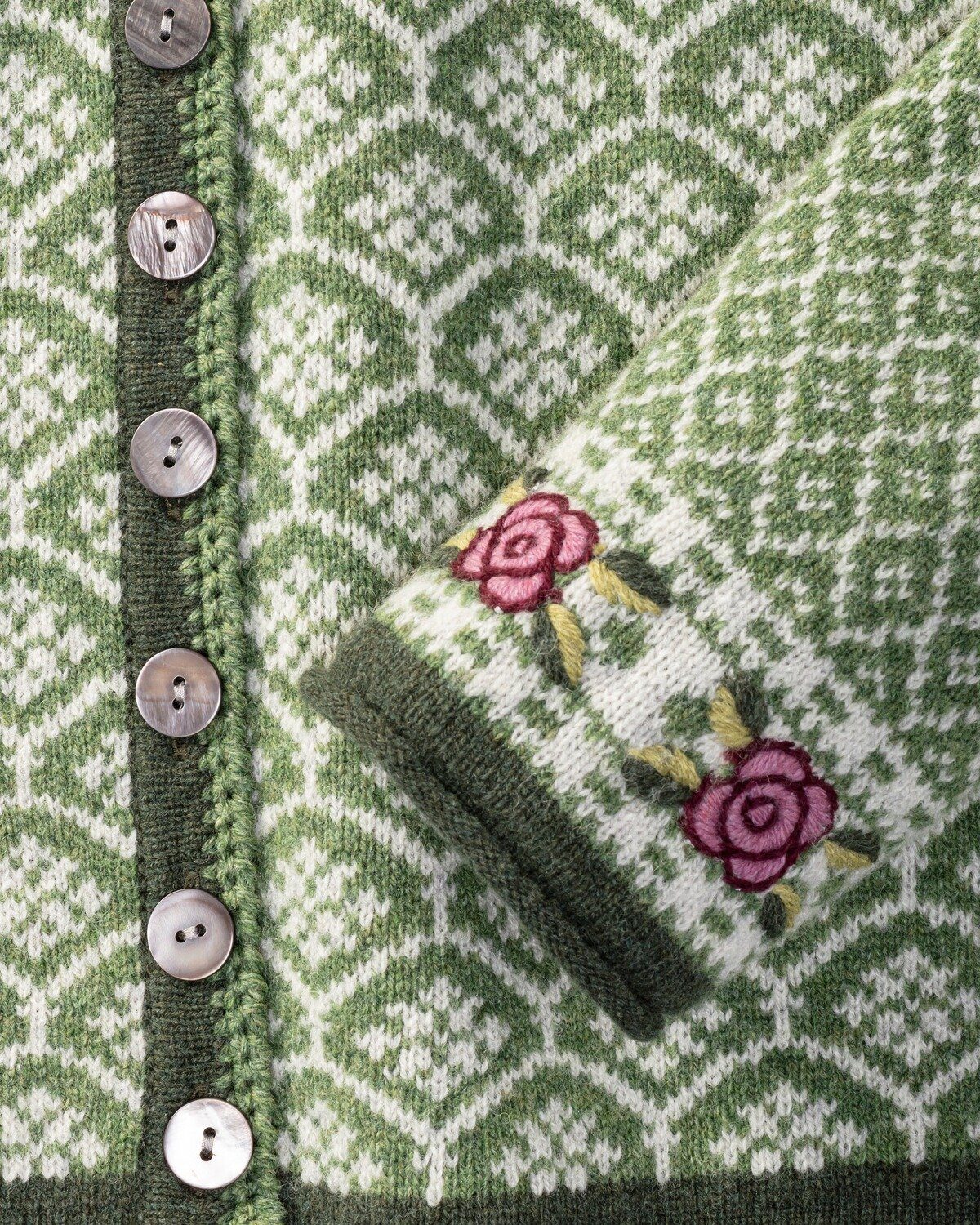 Reitmayer Strickjacke Jacquard-Strickjacke